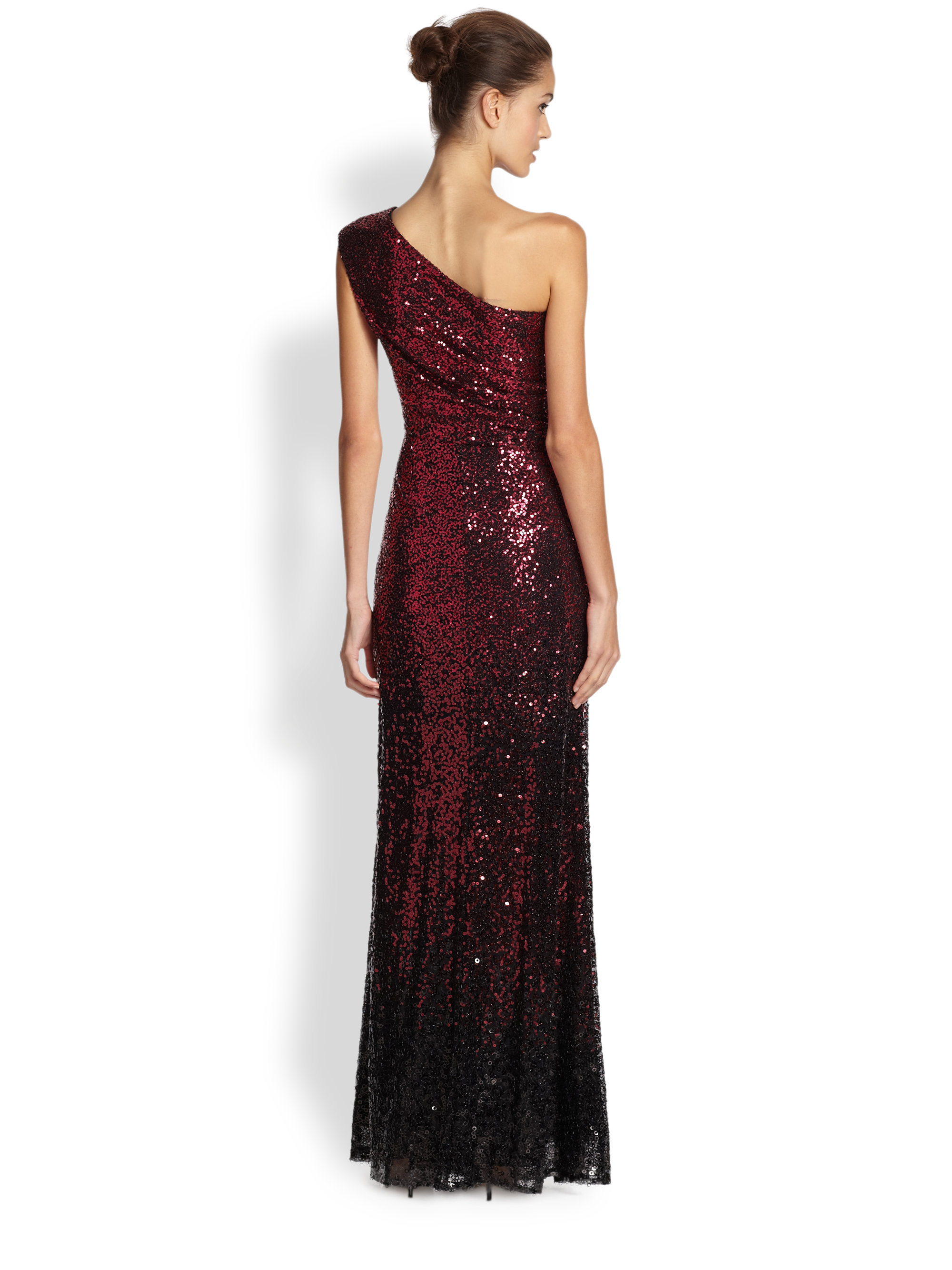 ombre sequin gown
