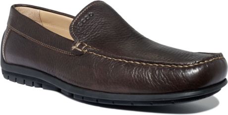 Ecco Soft Slip On Loafers in Brown for Men (coffee) | Lyst