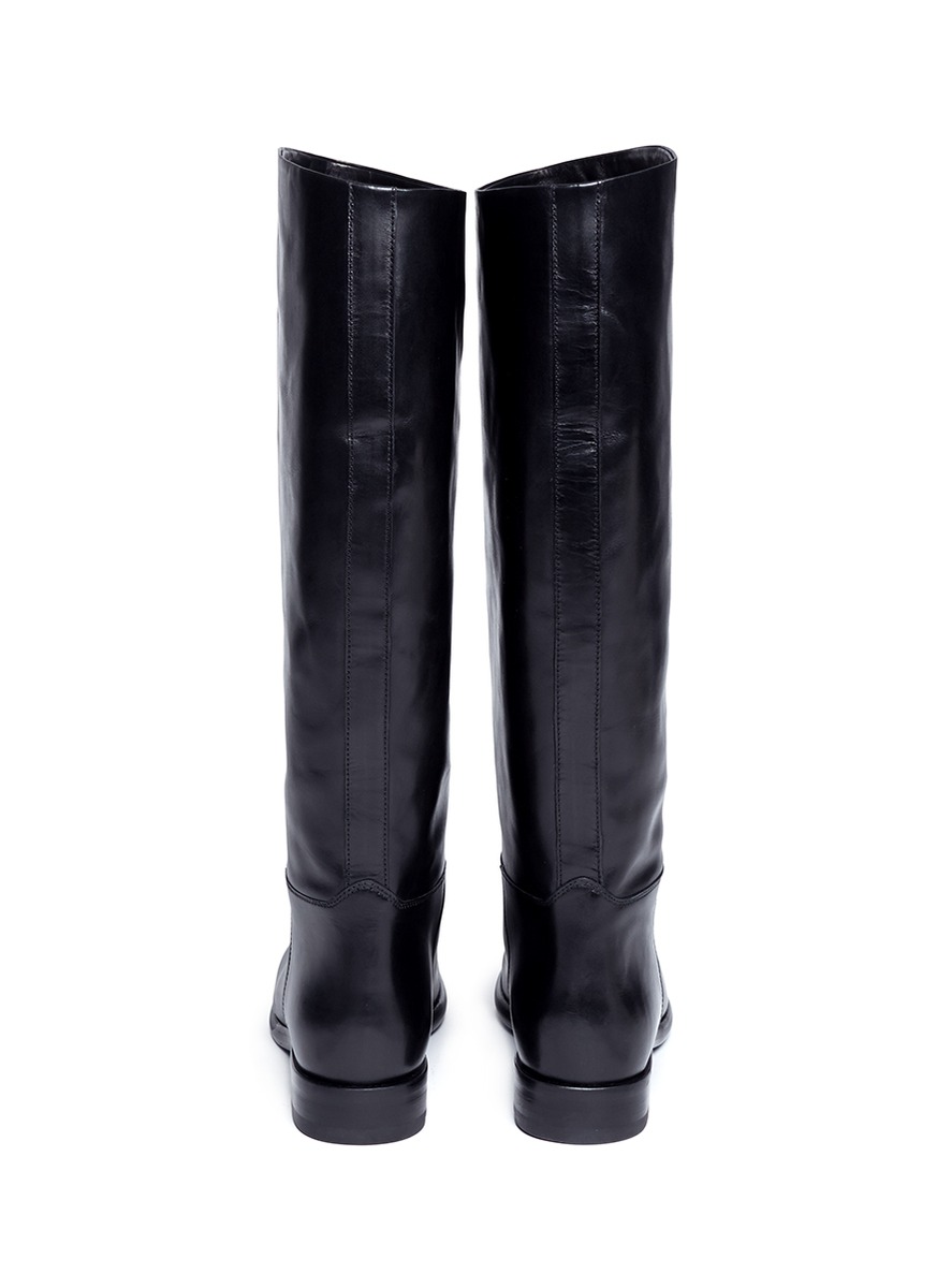 flat riding boot