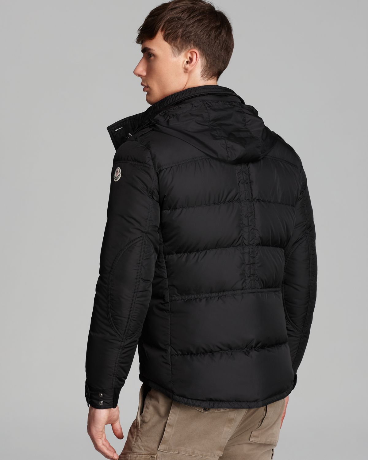 Moncler Tours Military Jacket in Black 