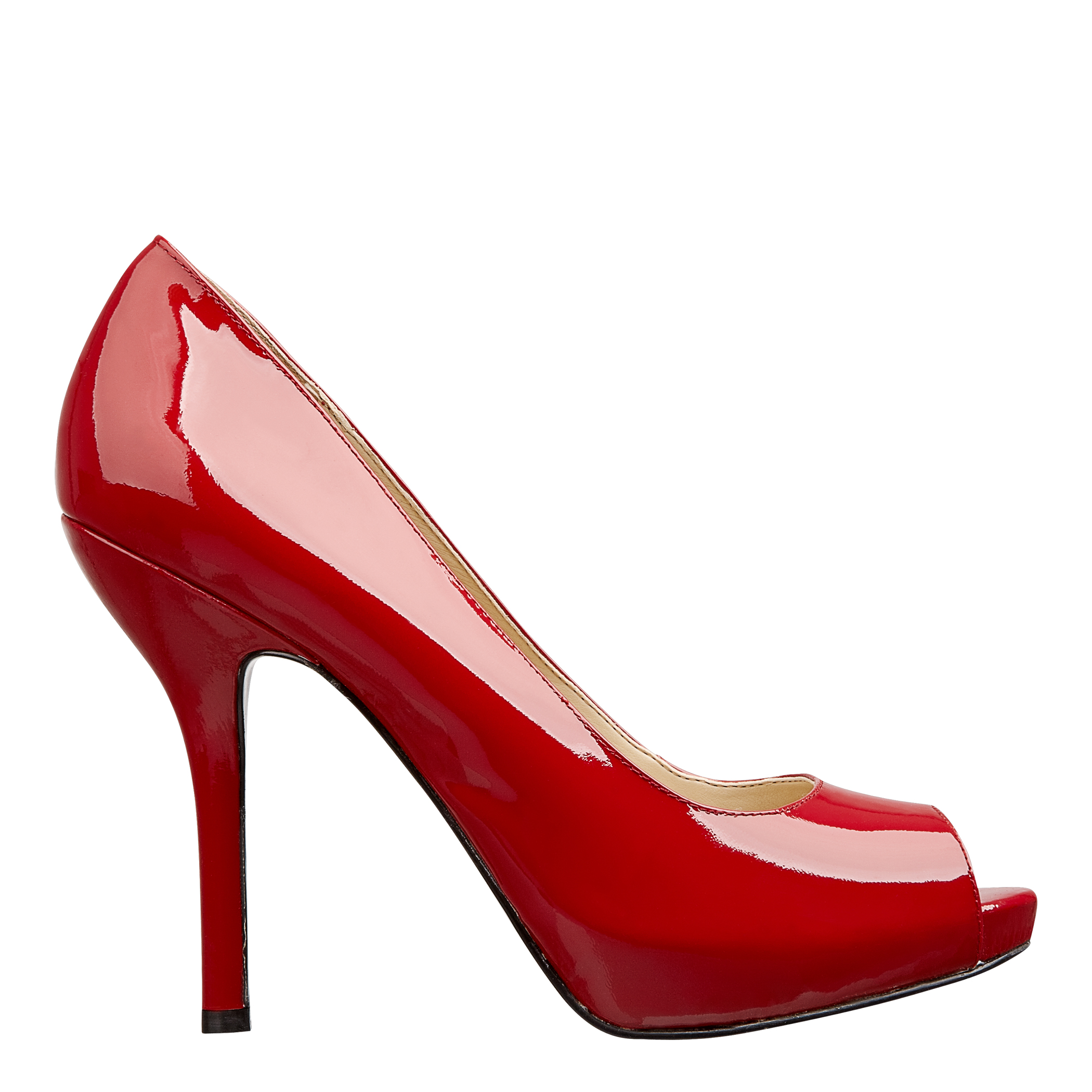 nine west red patent leather pumps