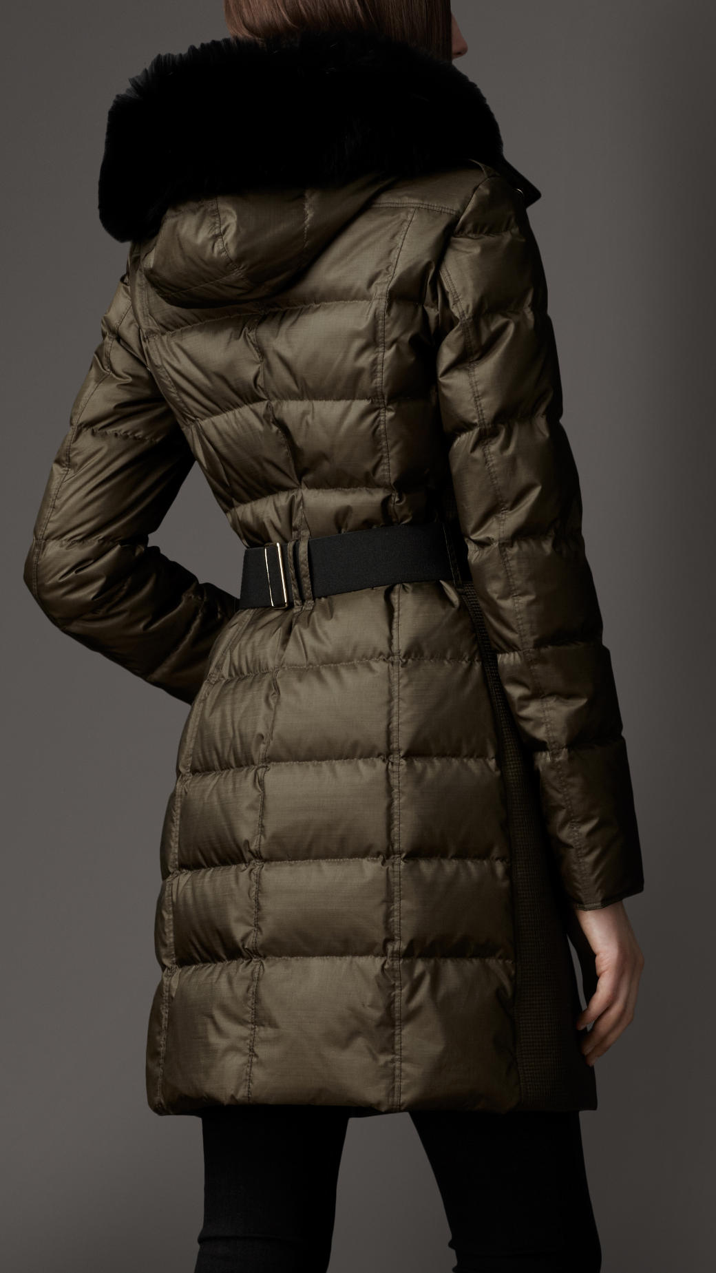 Burberry Green Puffer Coat Store, 57 