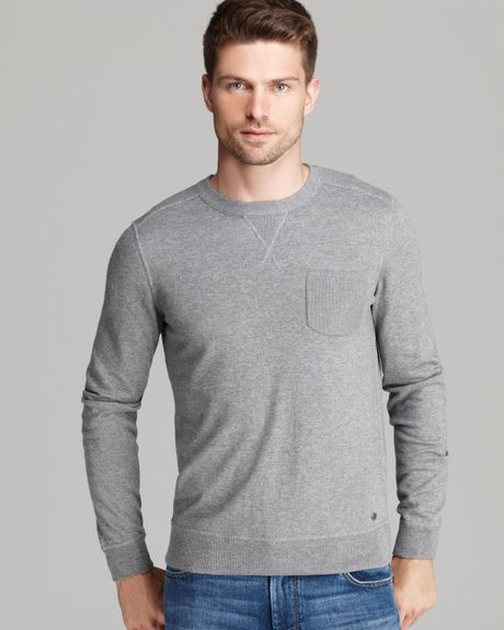 Hugo Boss Boss Orange Ashby Soft Sweater in Gray for Men (Grey) | Lyst