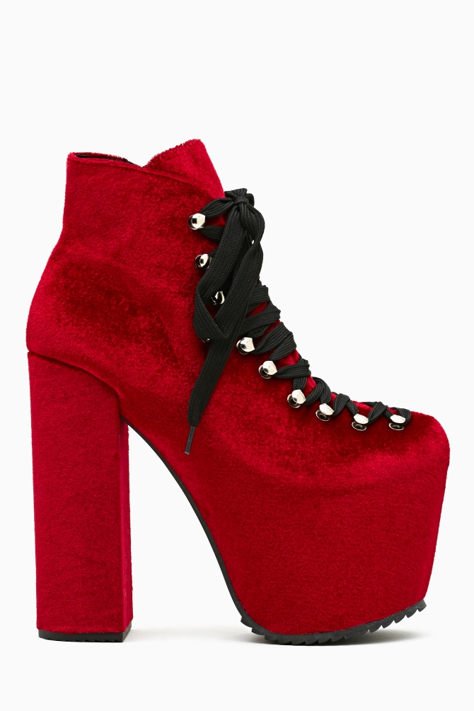 nasty gal platform boots
