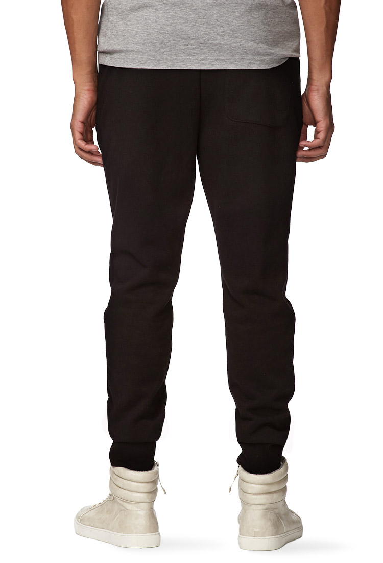 Lyst - Forever 21 Zip Pocket Athletic Pants in Black for Men