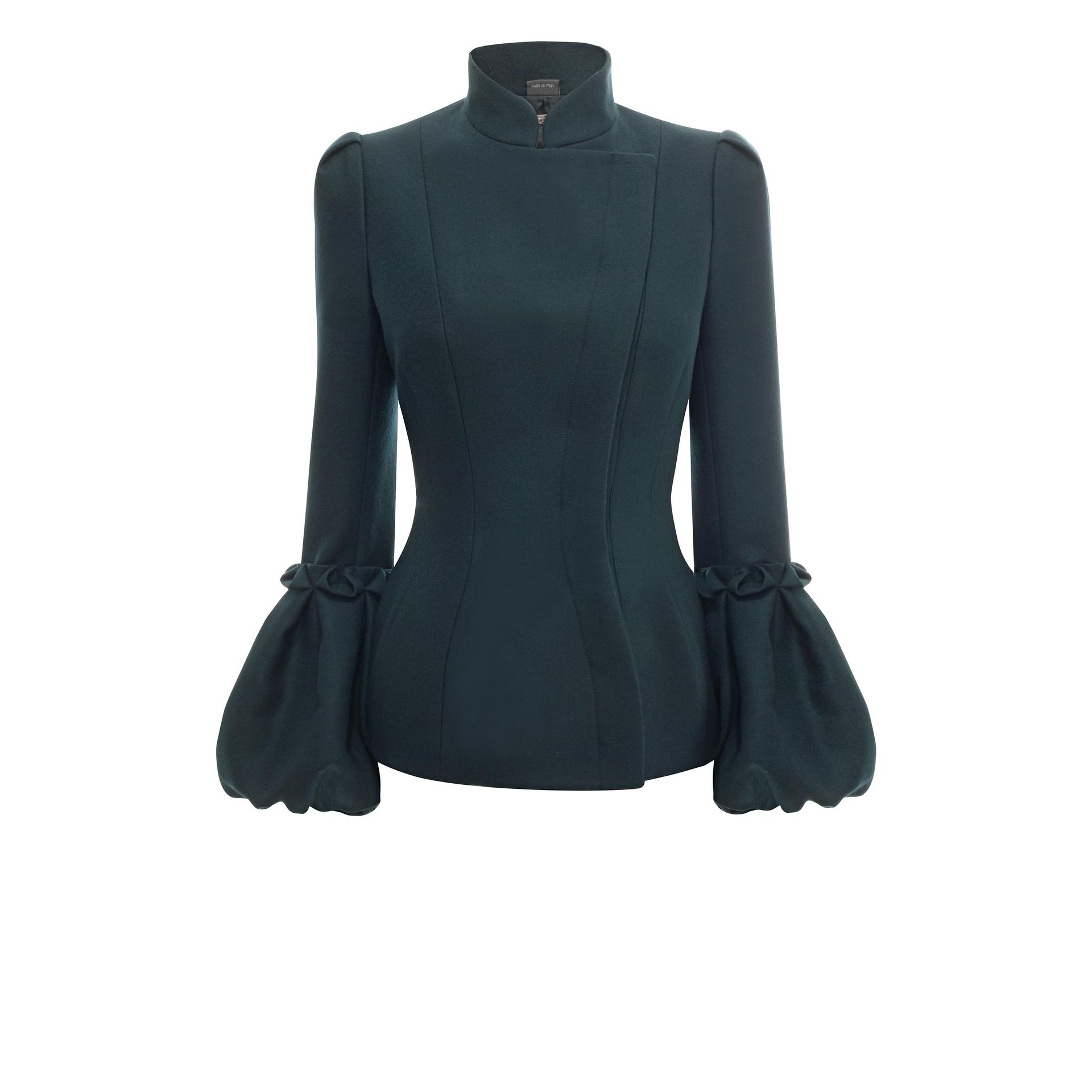 alexander mcqueen green leather jacket