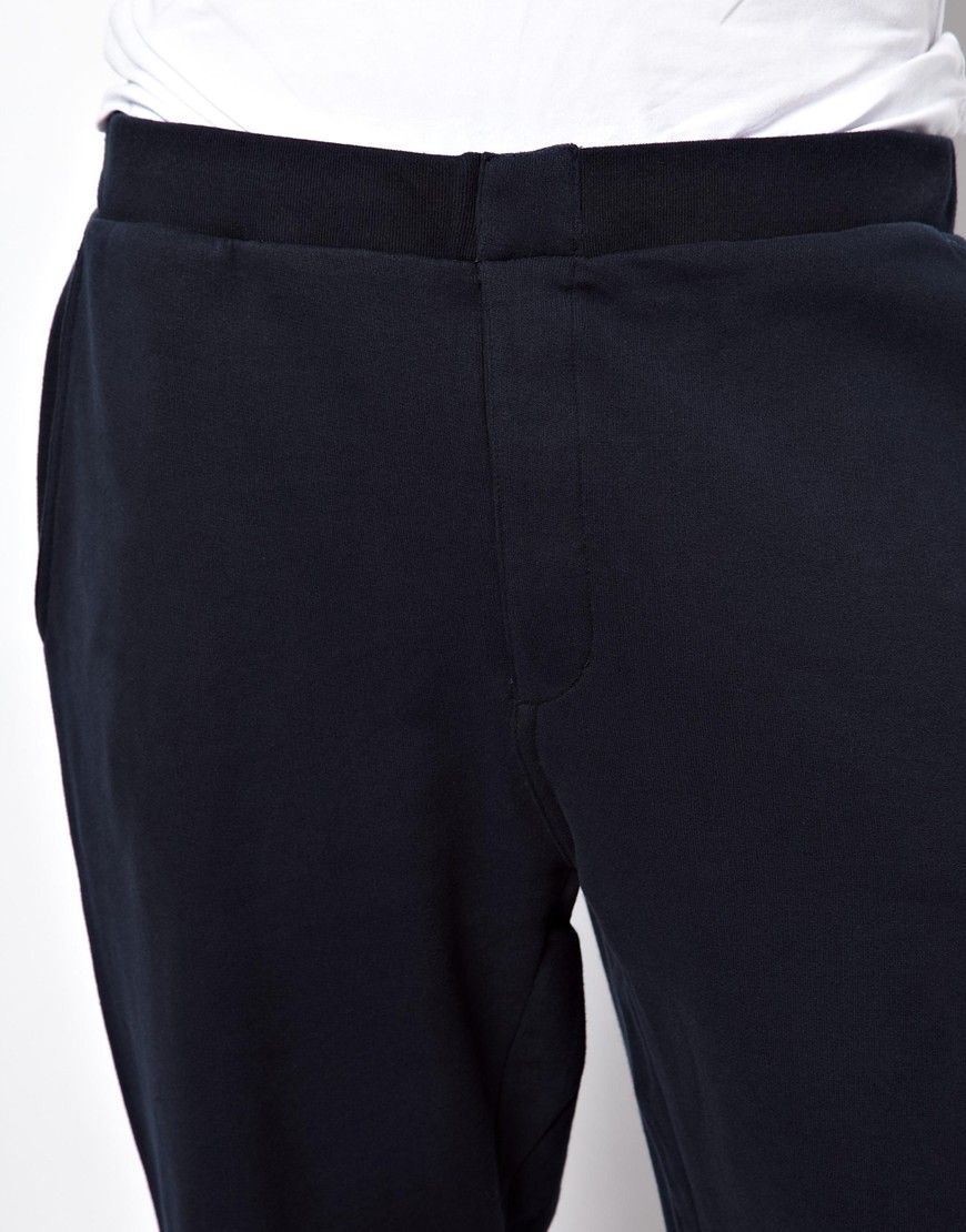 Carhartt Sweat Pants with Cuff Hem in Navy (Blue) for Men - Lyst
