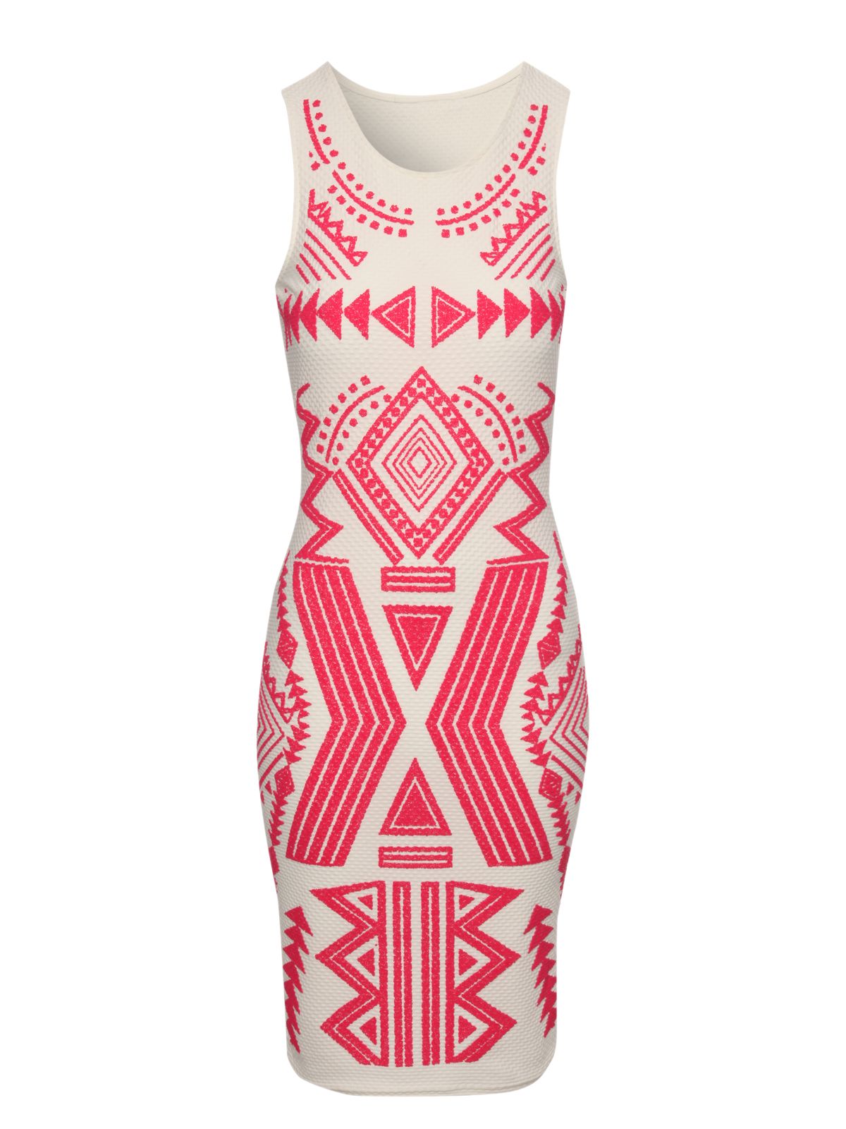 Jane norman Caviar Bodycon Dress in Red | Lyst