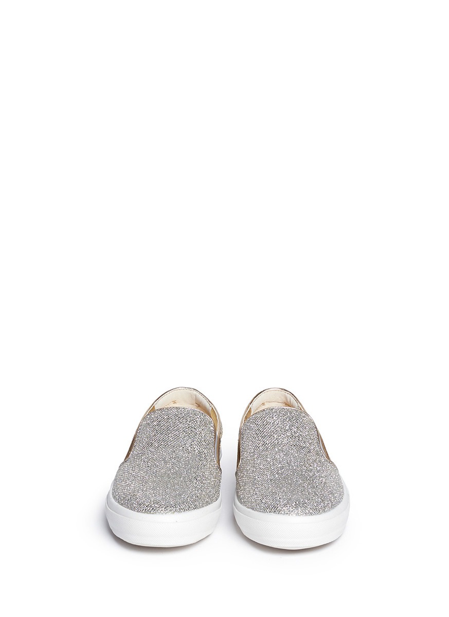 michael kors glitter slip ons