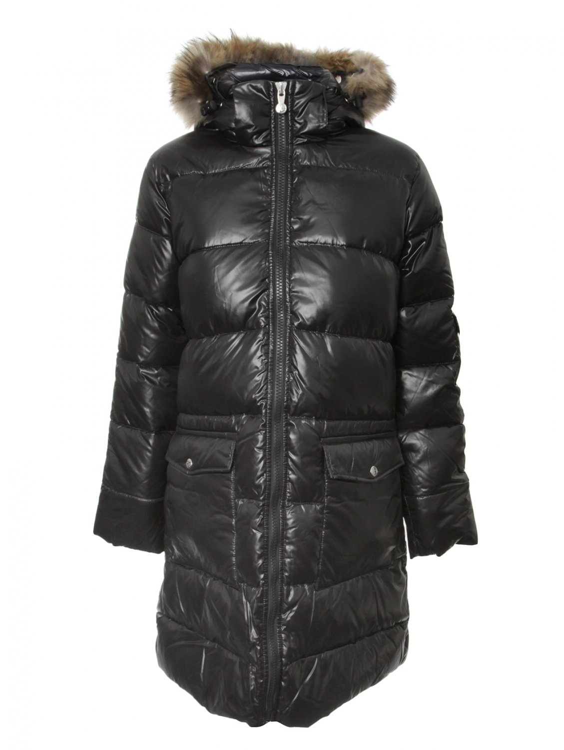 Pyrenex Womens Quilted Authentic Shiny Long Coat Black in Black | Lyst