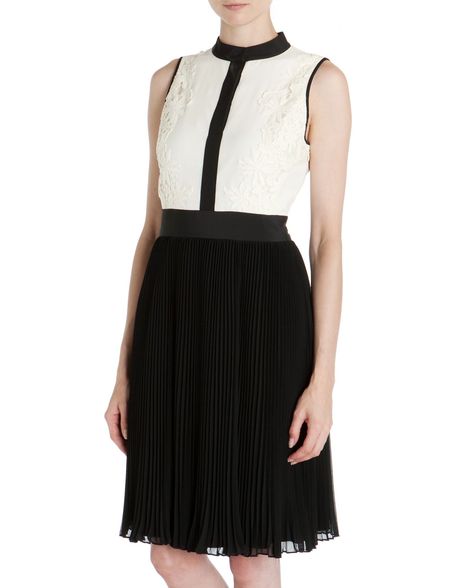 Ted baker dress pleated