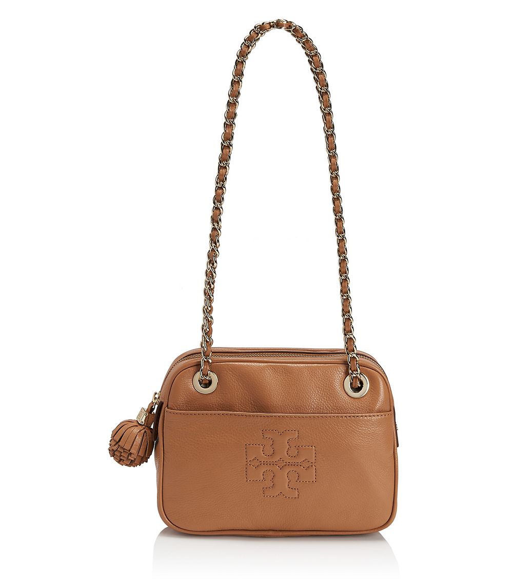 Tory Burch Thea Crossbody Chain Bag in Brown Lyst