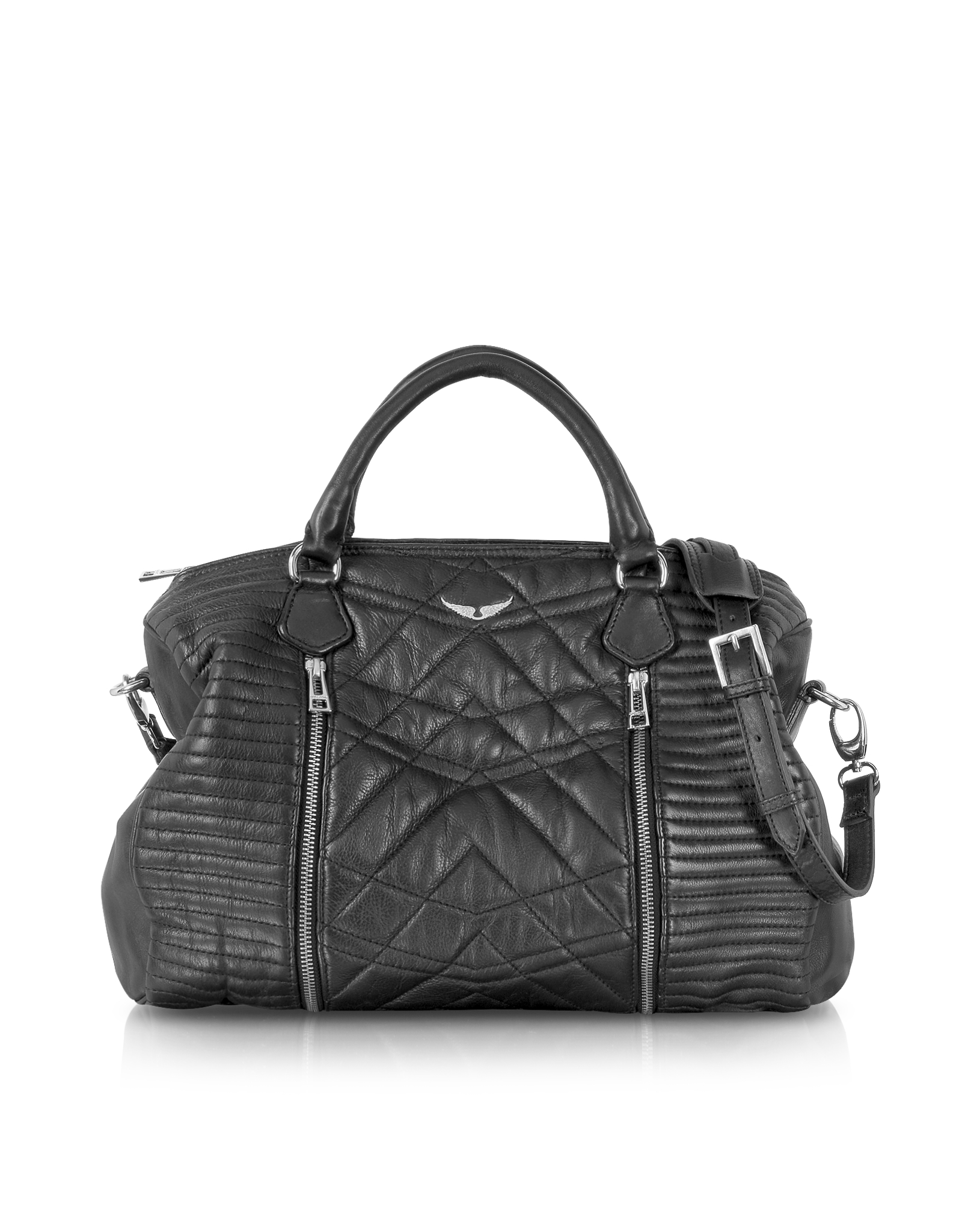 Zadig & Voltaire Sunny Matelasse Bag in Black Lyst