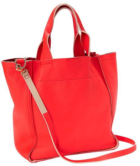 Gap Leather Bag in Red (PINK VIBRATION) | Lyst