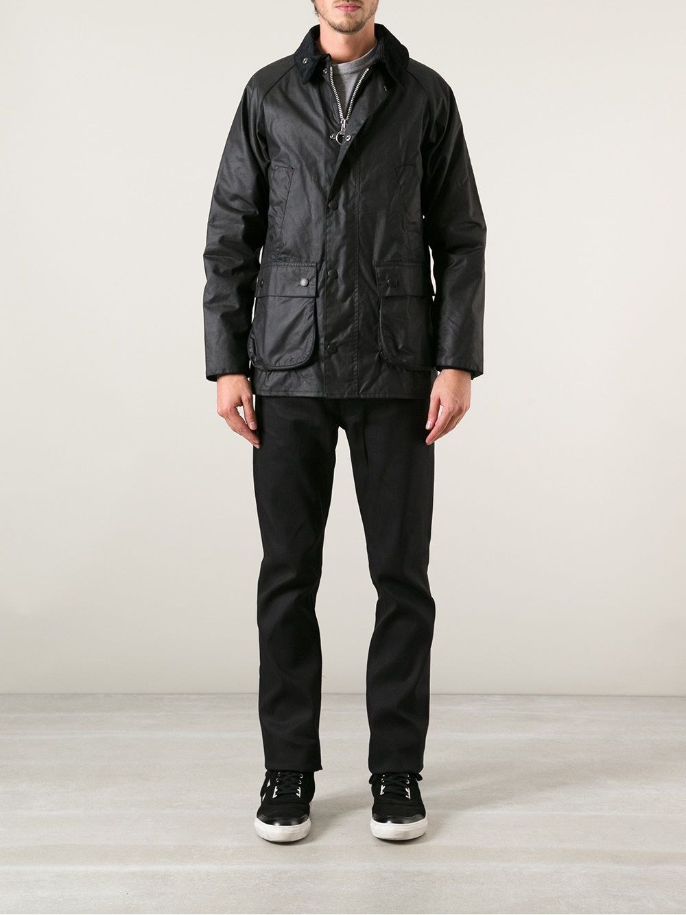 Barbour Sl Bedale Jacket in Black for Men - Lyst