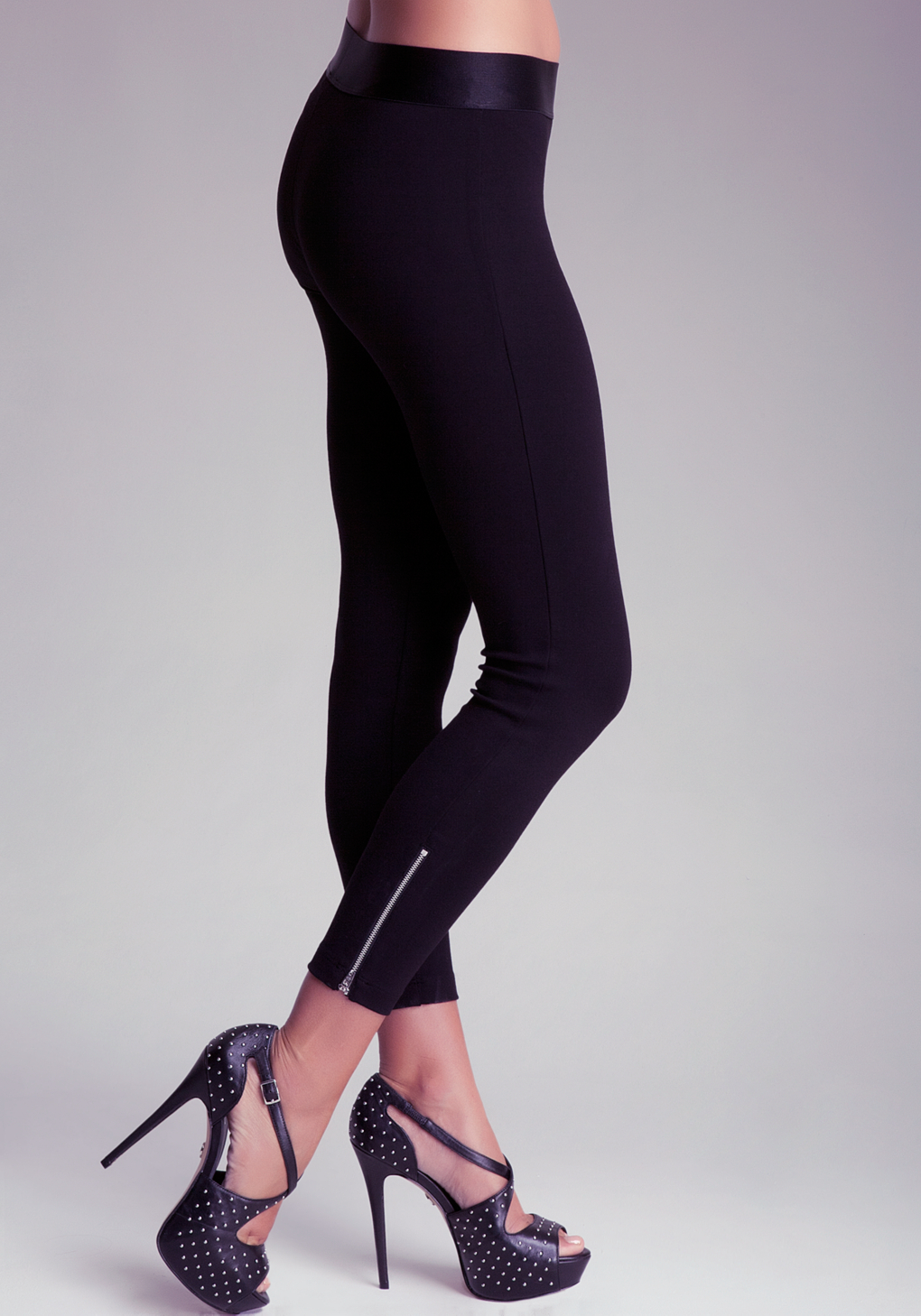 womens leggings with zipper ankles