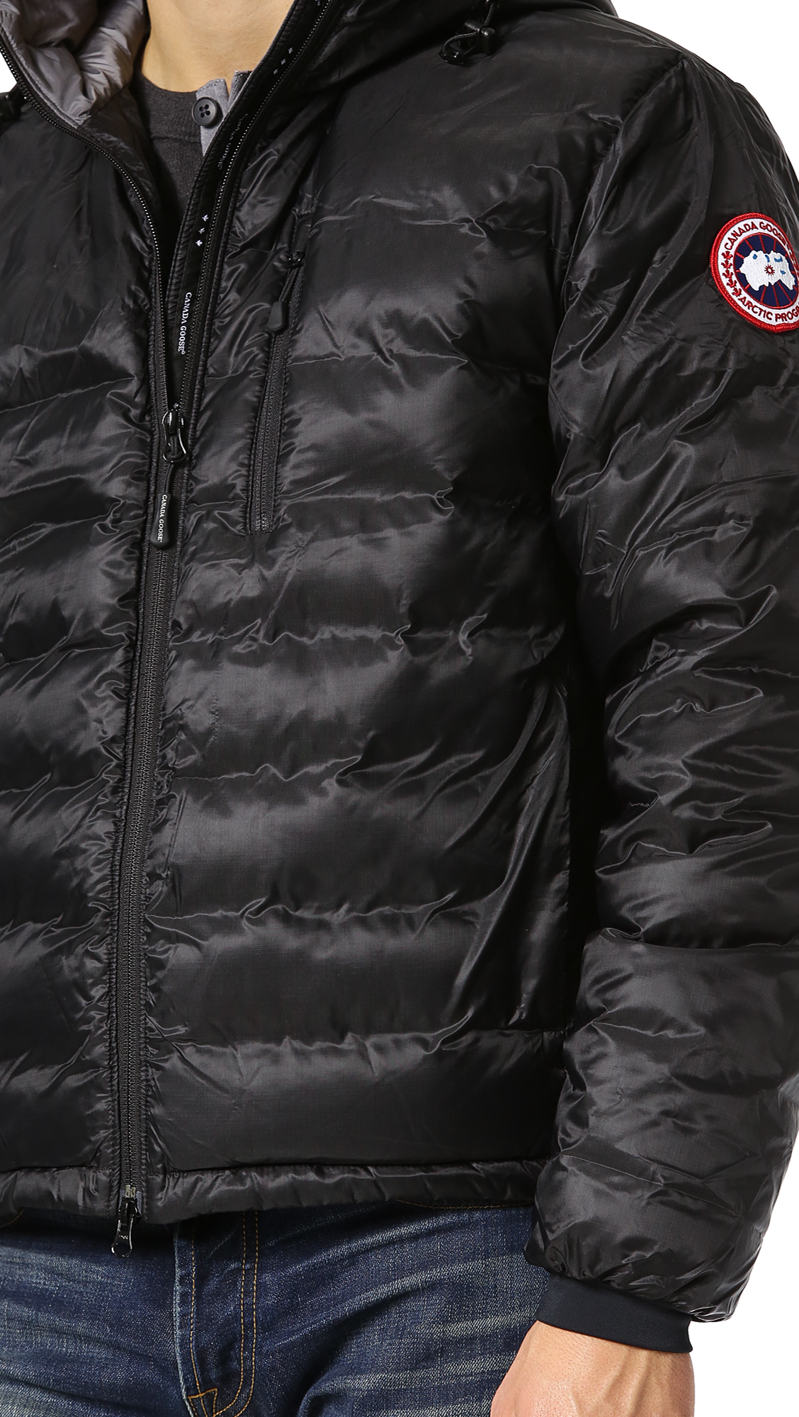 Canada Goose kids outlet cheap - Canada goose Lodge Hoodie Jacket in Black for Men | Lyst