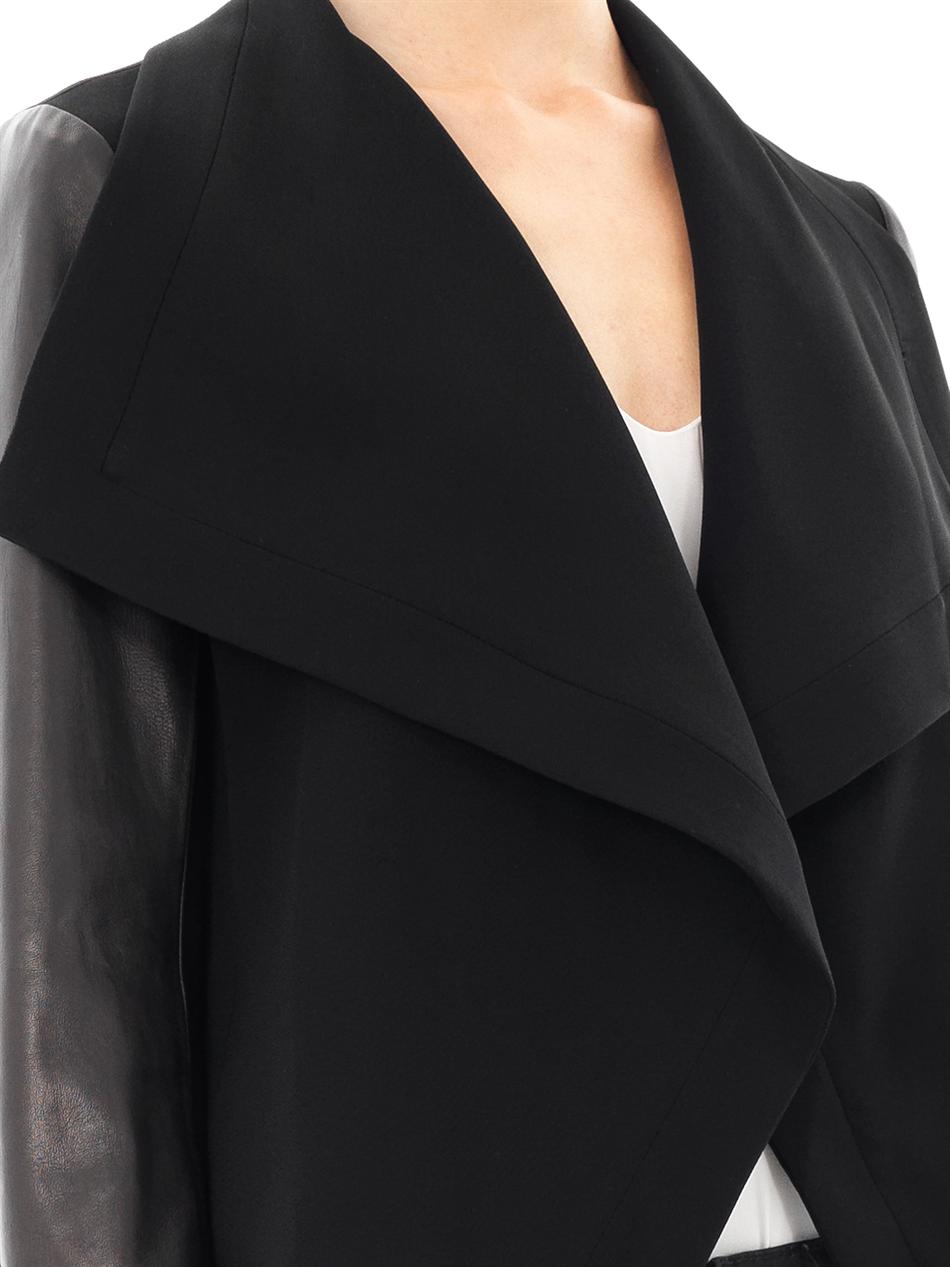 Diane von Furstenberg Olympia Jacket in Black - Lyst