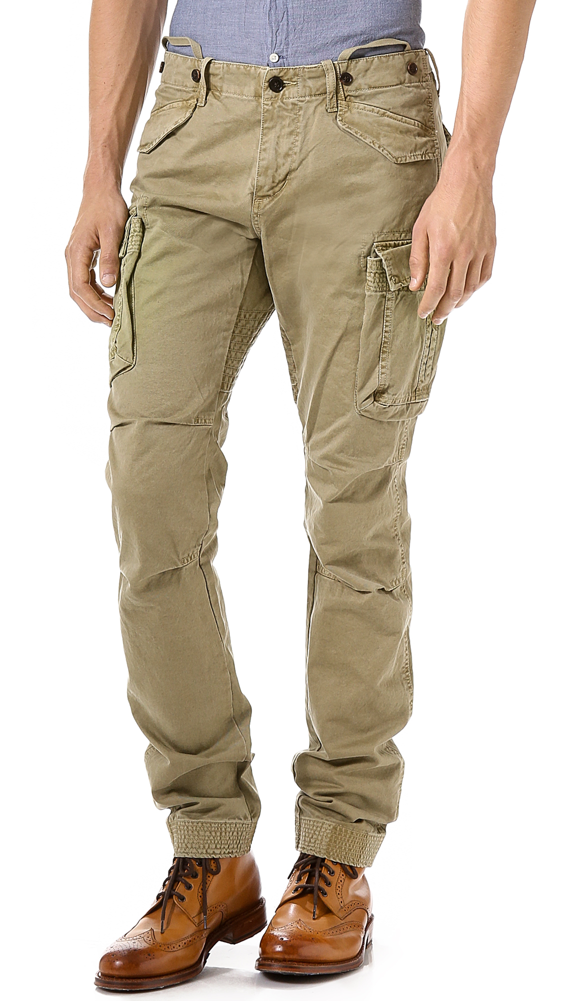 GANT The Mb Perfect Cargo Pants in Army Green (Green) for Men - Lyst