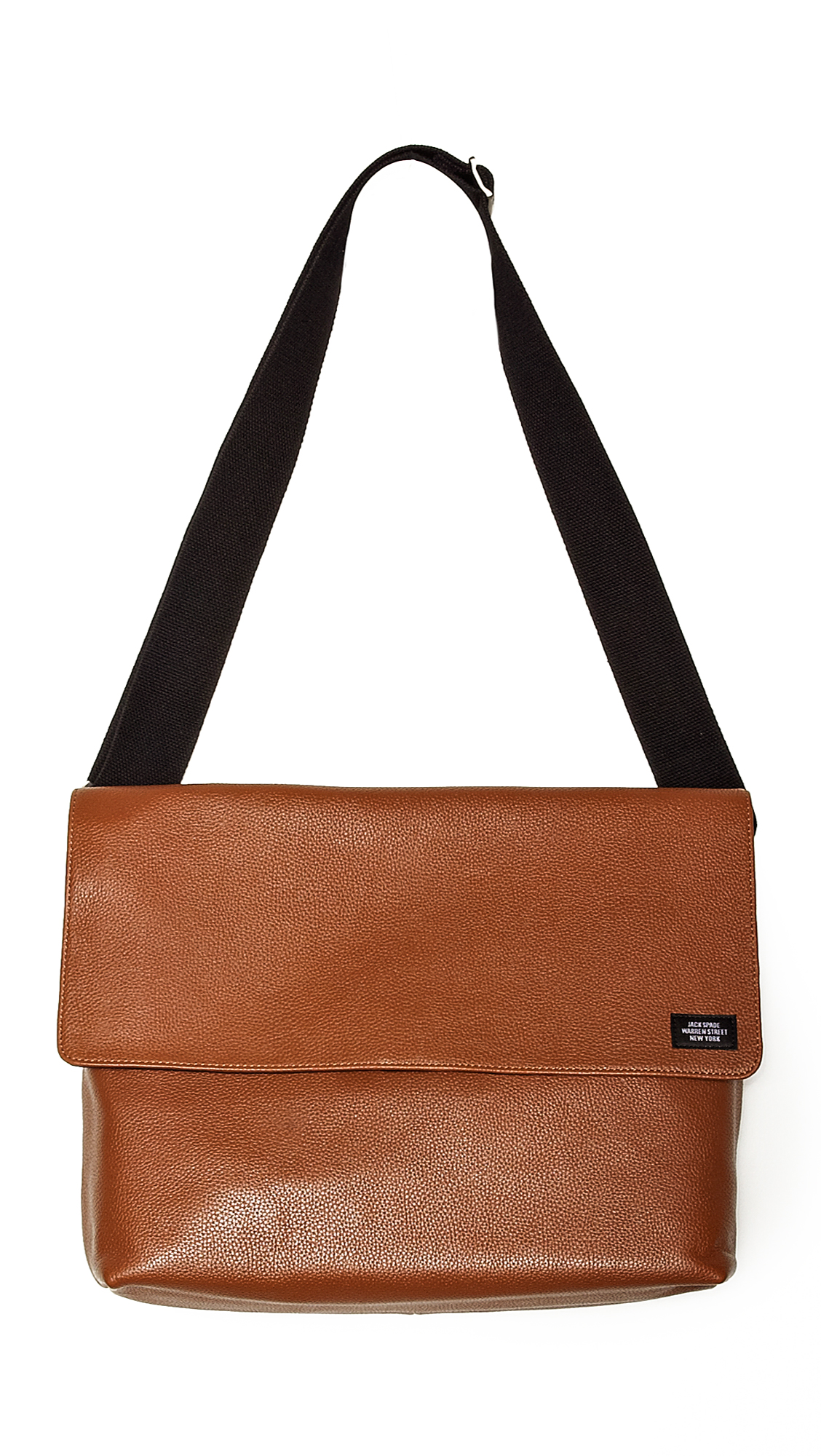 Jack spade Mason Leather Messenger Bag in Brown for Men Lyst