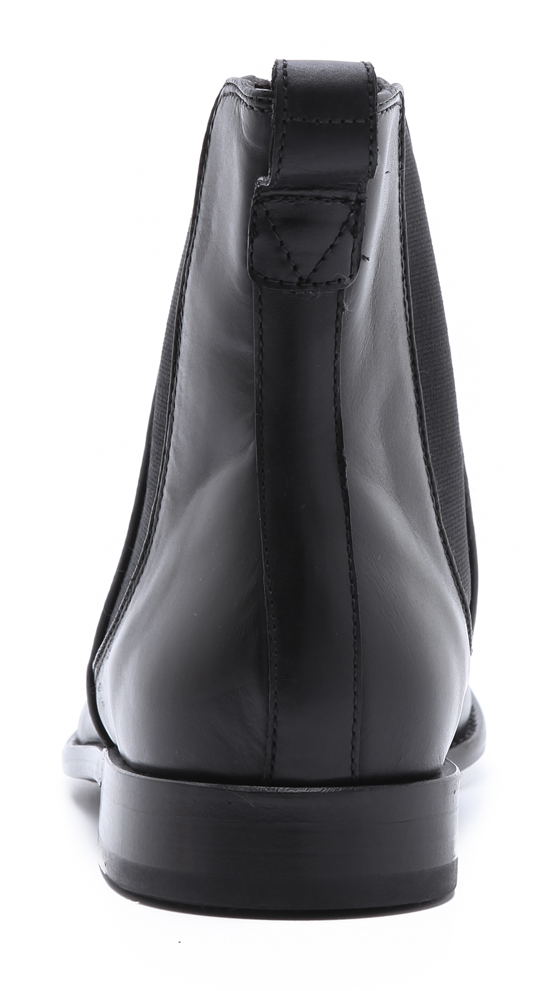 hallowell leather chelsea boot