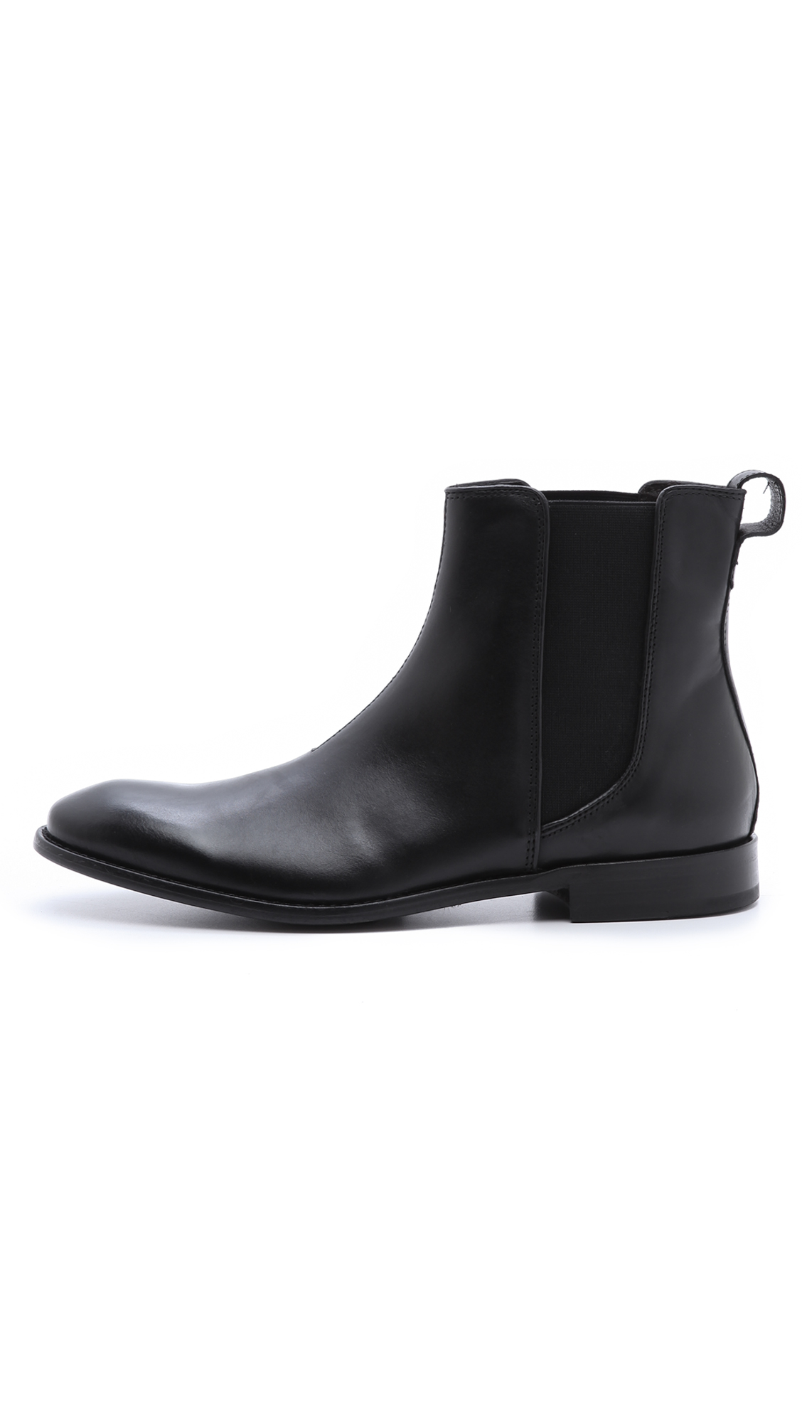 hallowell leather chelsea boot