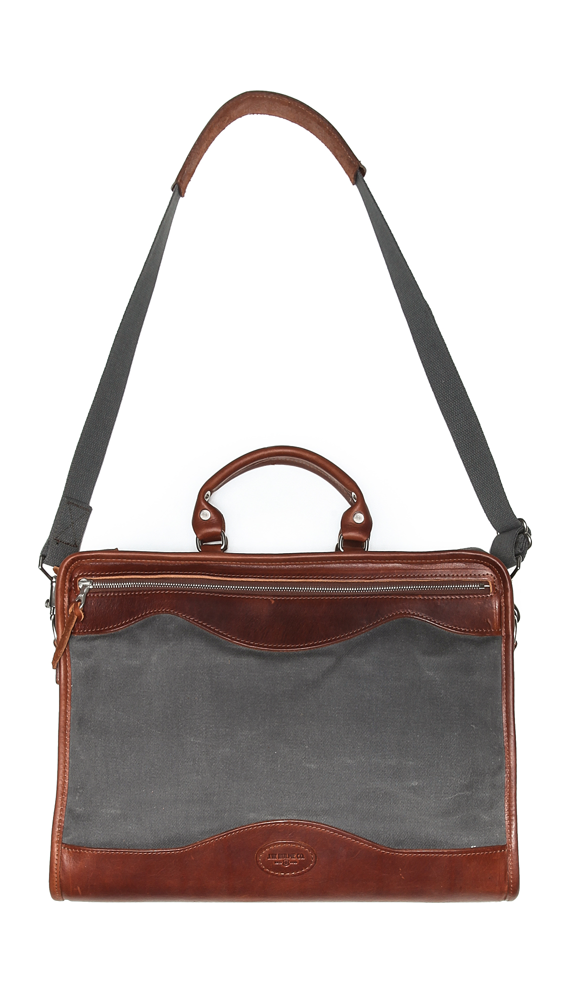 Lyst Jw Hulme Gray Stone Canvas Portfolio Briefcase In For Men Gallery
