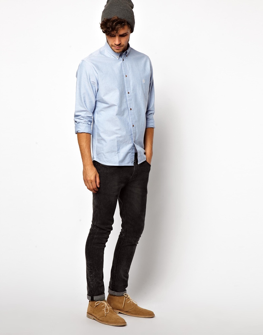 denim oxford shirt