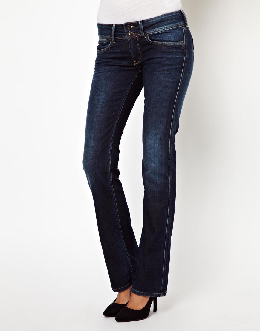 Pepe Jeans London Grace Bootcut Jeans in Blue - Lyst