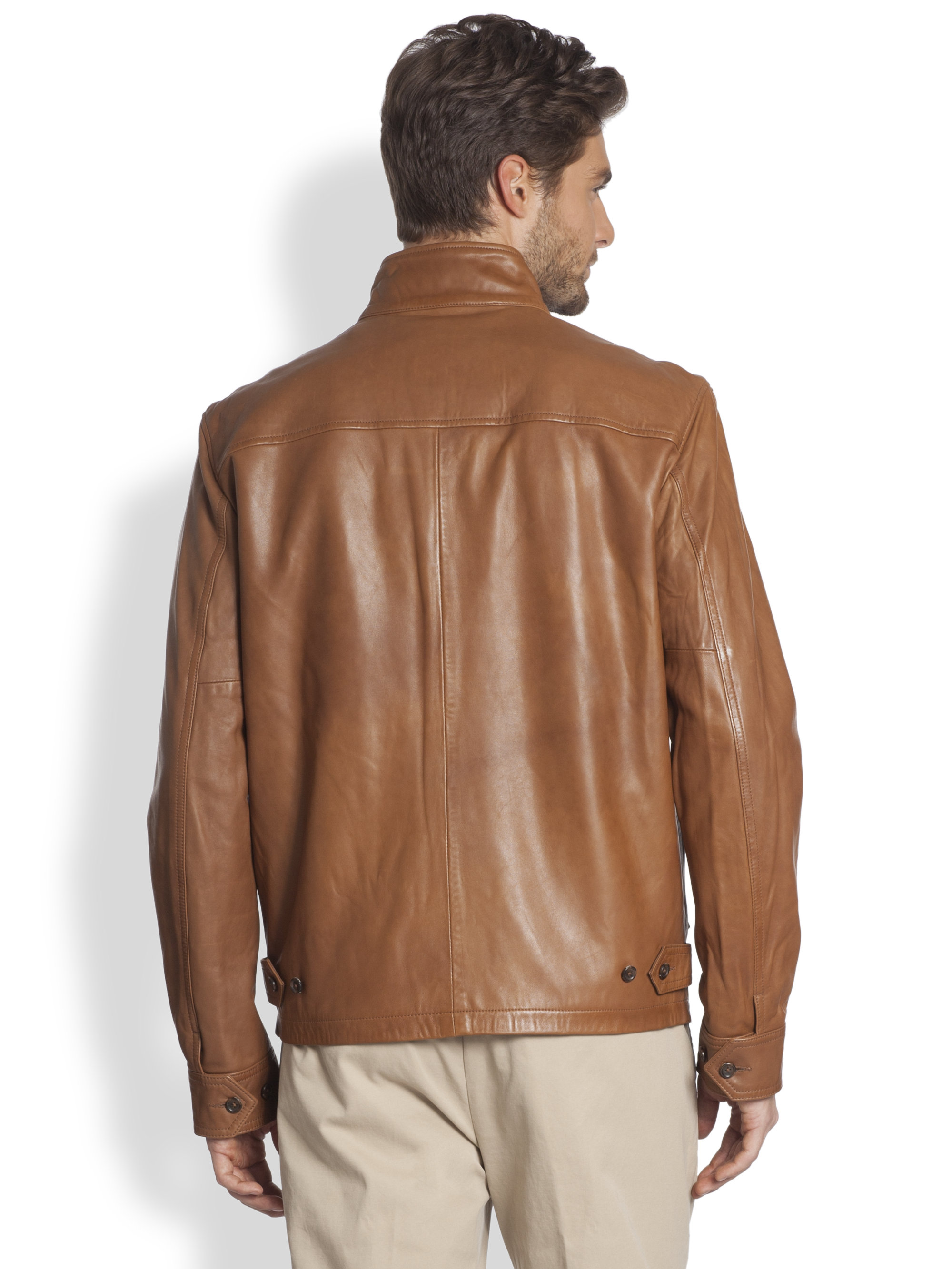 polo leather jacket big and tall