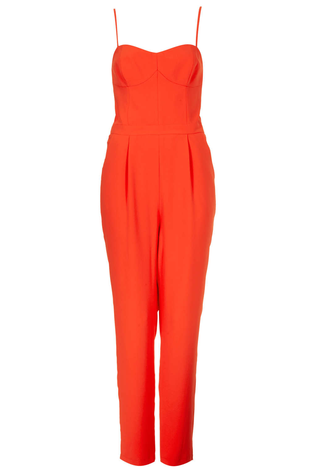 topshop orange jumpsuit