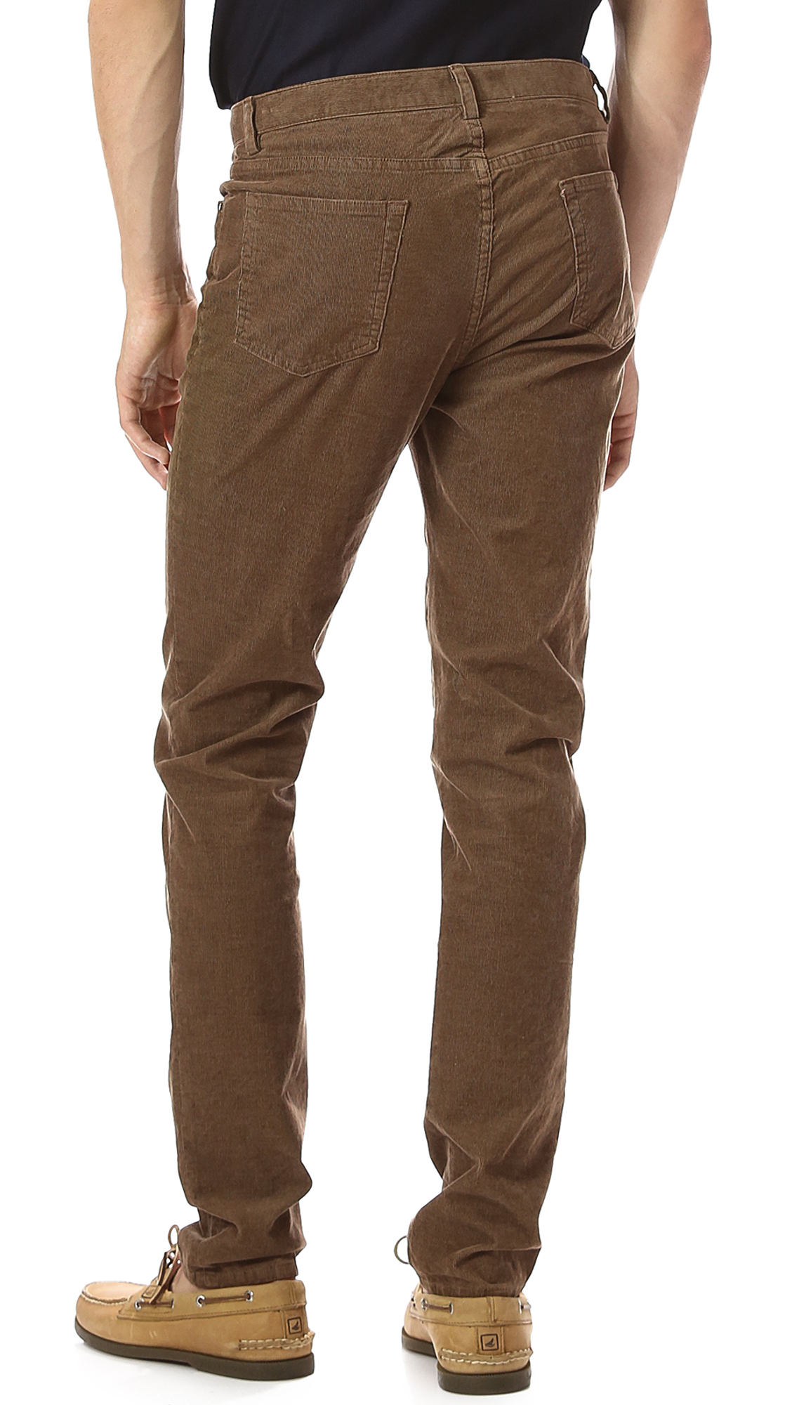 Vince 5 Pocket Corduroy Jeans in Tobacco (Brown) for Men - Lyst