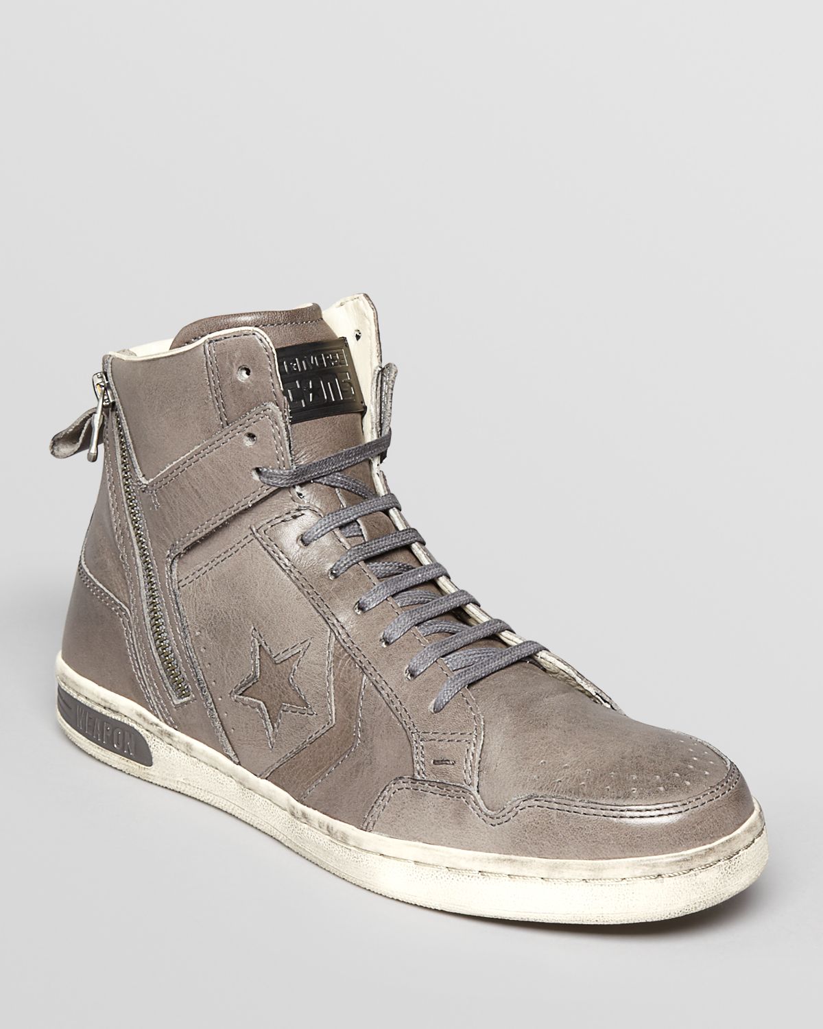 Converse By John Varvatos Weapon Zip High Top Sneakers in Grey (Gray) for  Men - Lyst