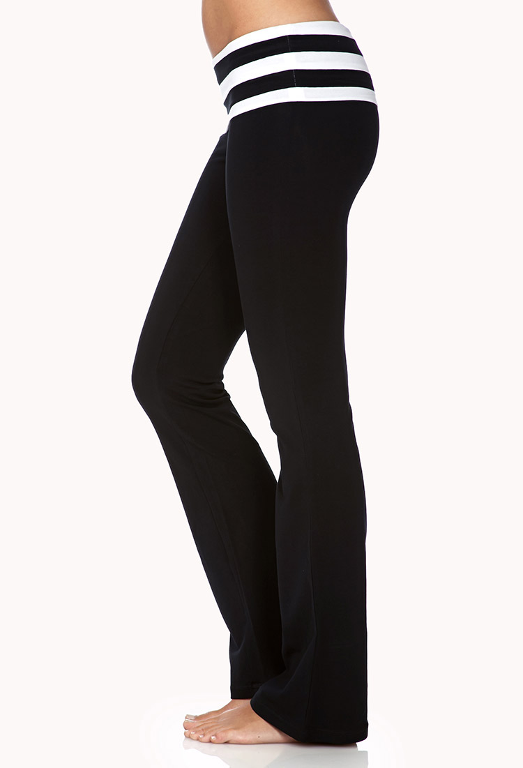 foldover yoga capris