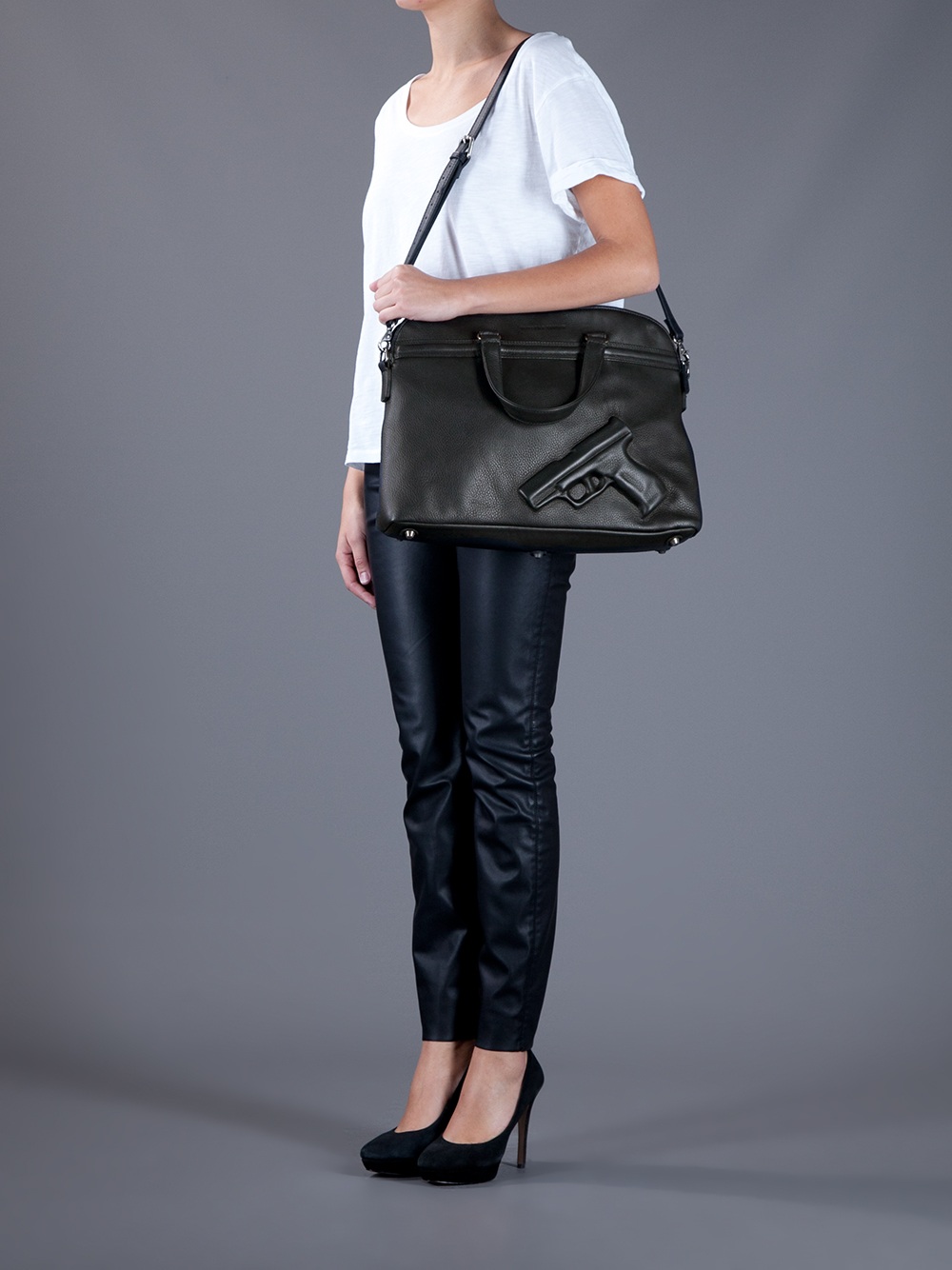 Vlieger & Vandam Classic Large Gun Bag in Black Lyst