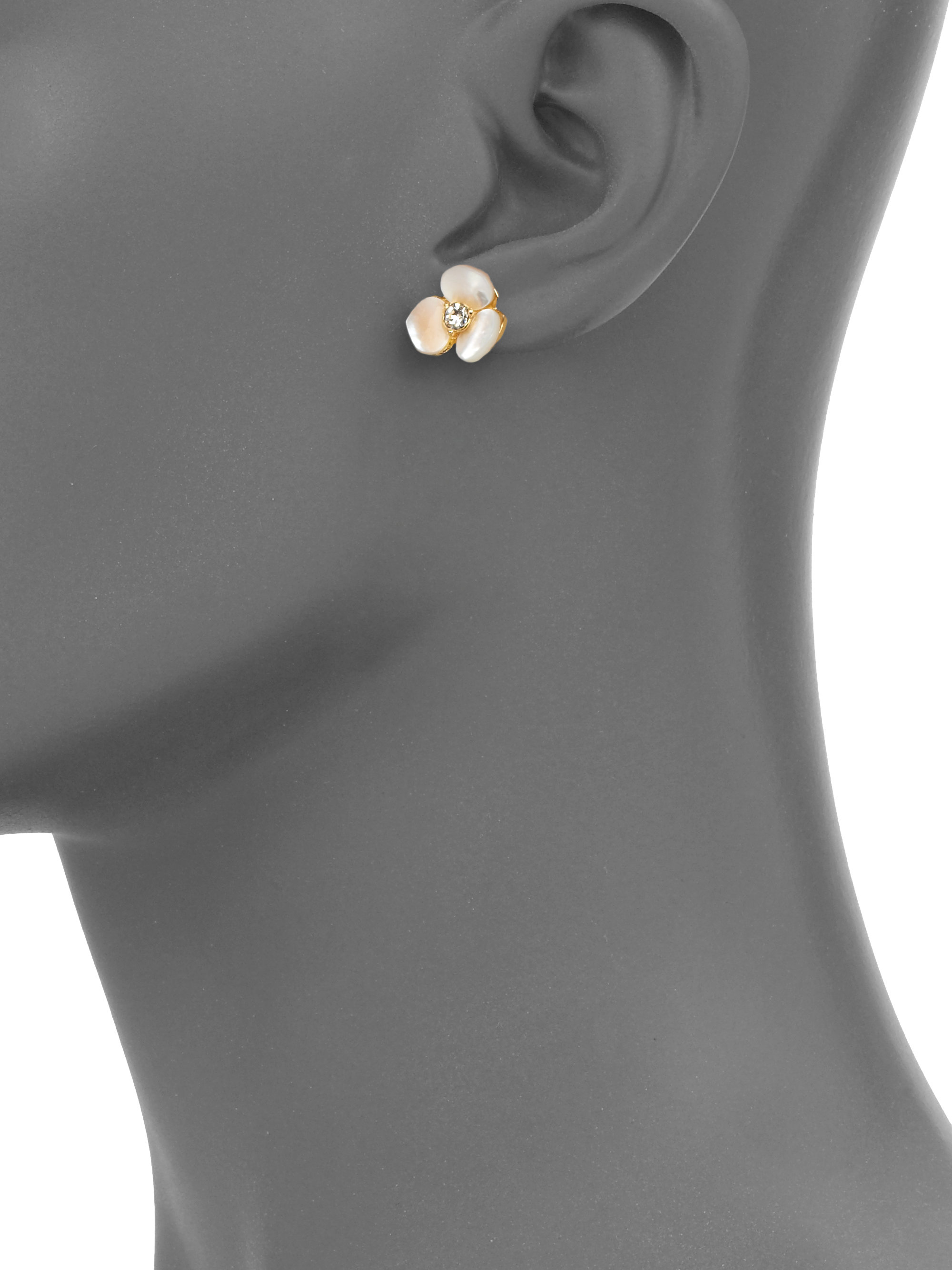 Disco pansy studs sale