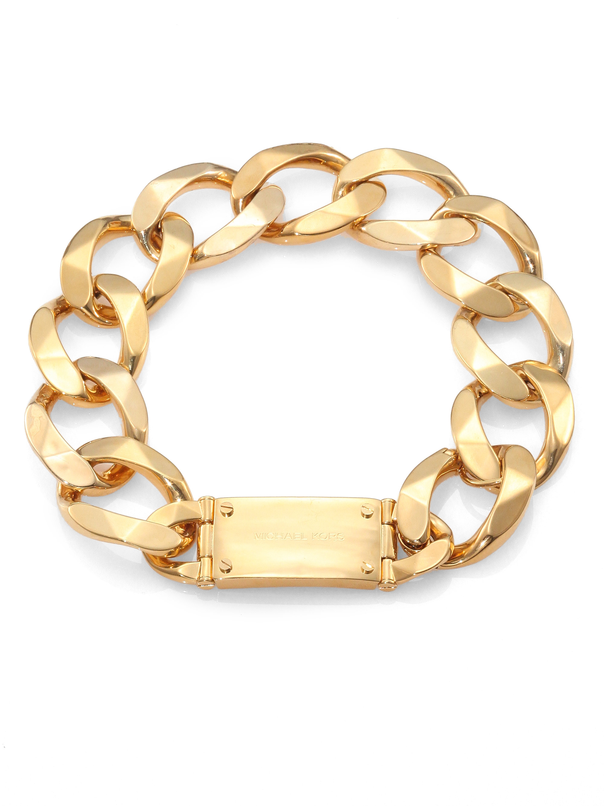 michael kors curb chain necklace