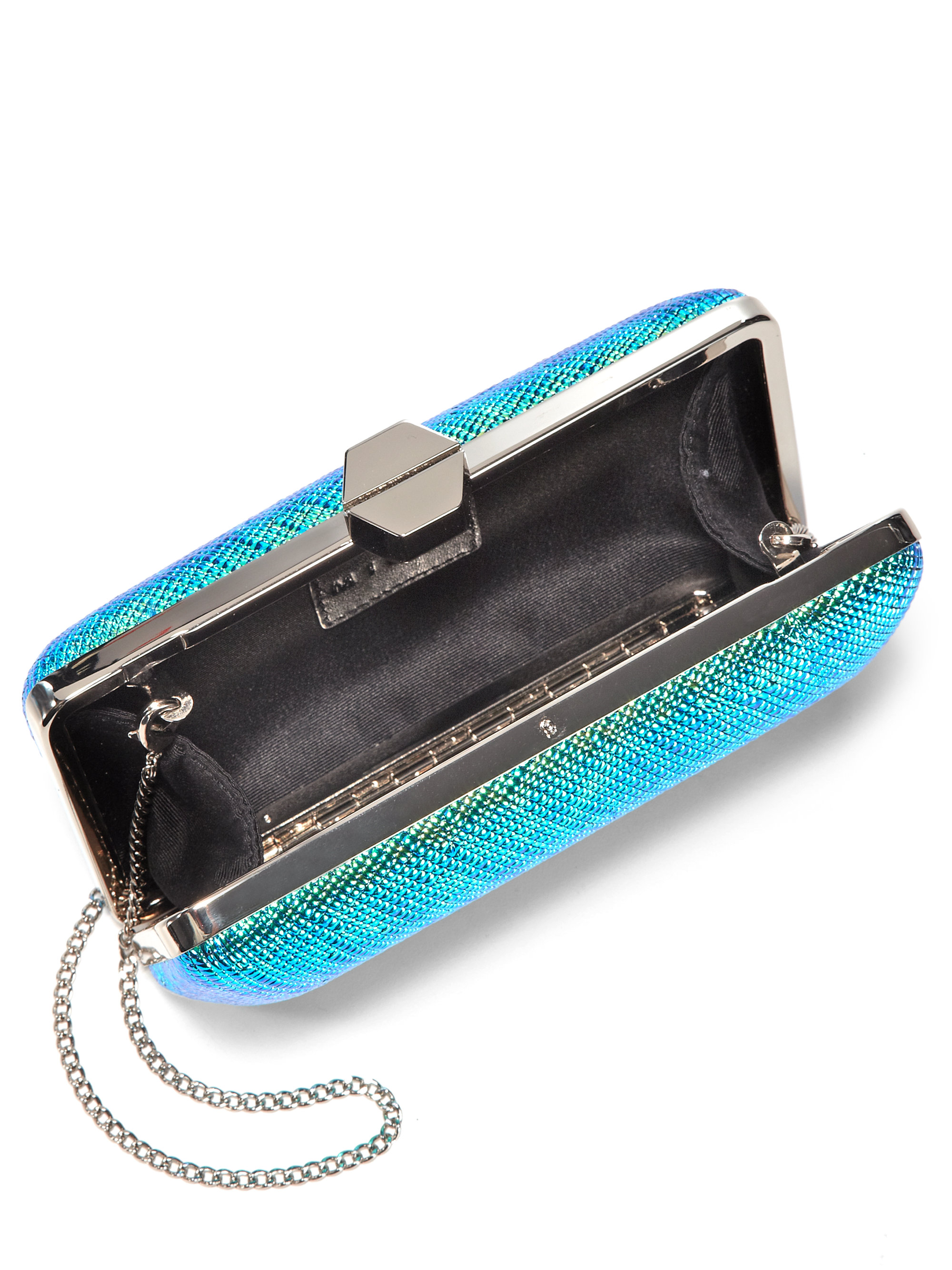 Milly Avril Minaudiere Clutch in Blue | Lyst