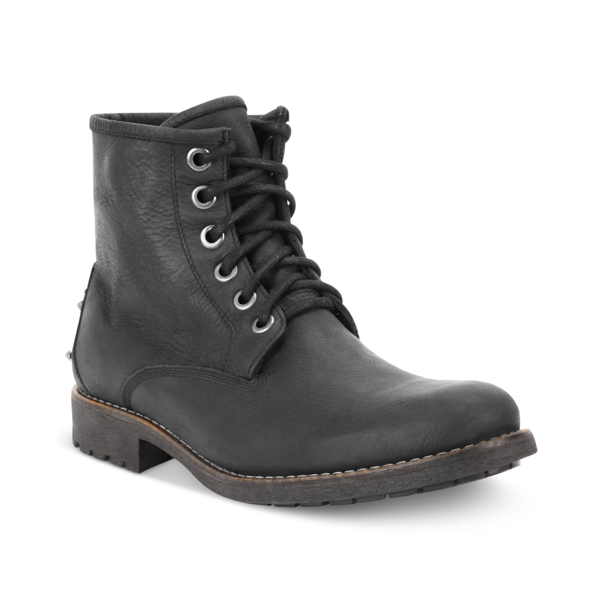 Guess Mens Shoes Spence Boots in Black 