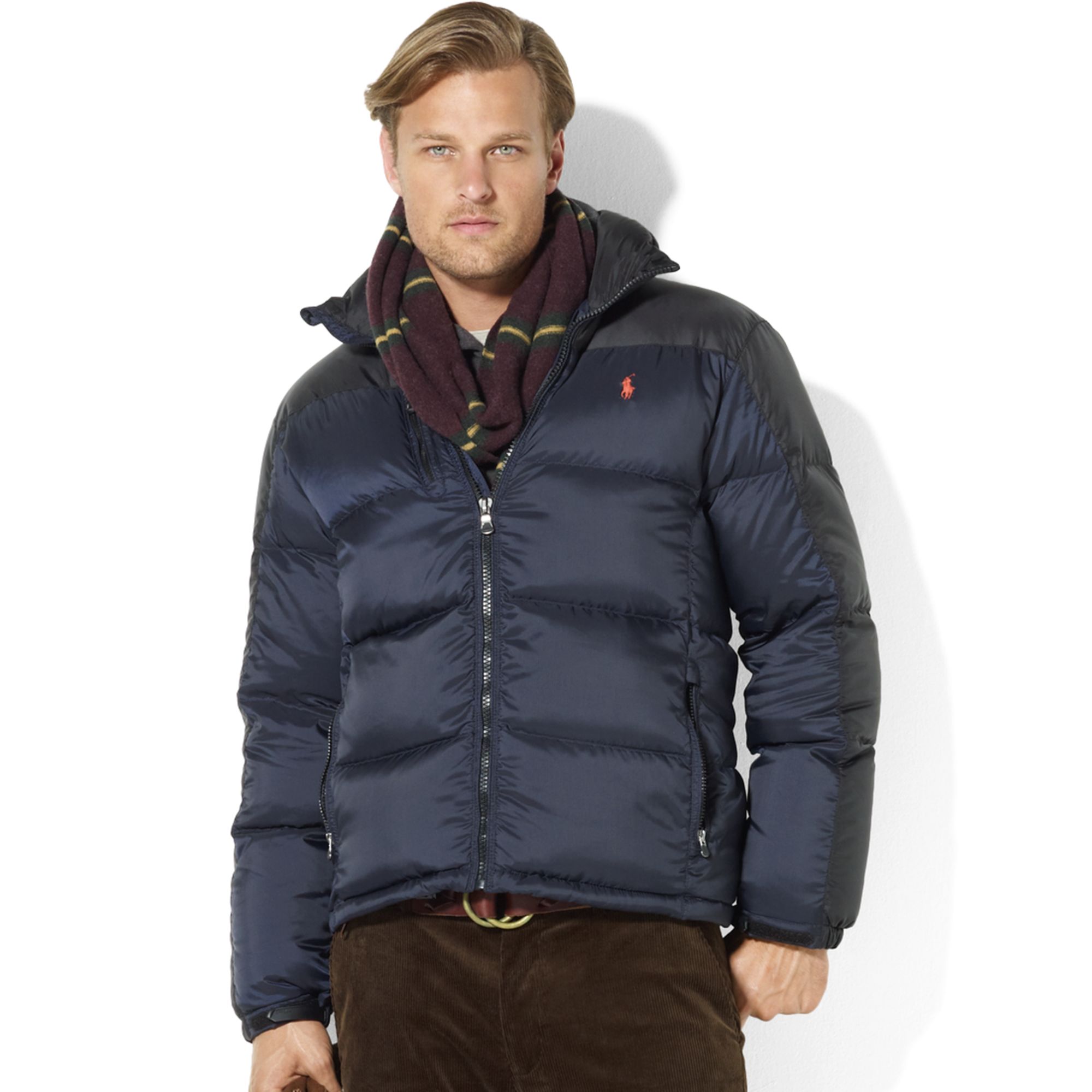 polo mens puffer jacket