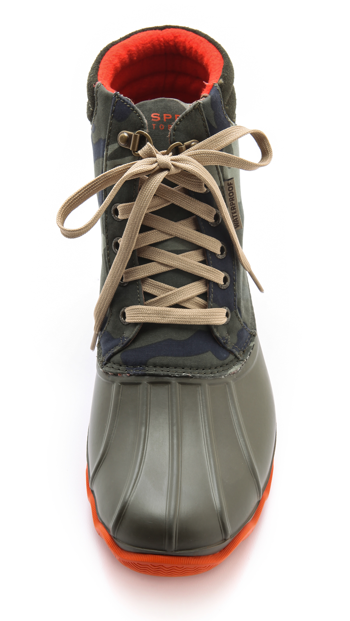 camo sperry shoes