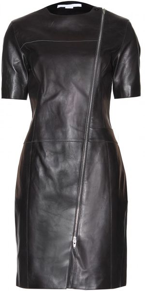 Alexander Wang Leather Dress in Black | Lyst