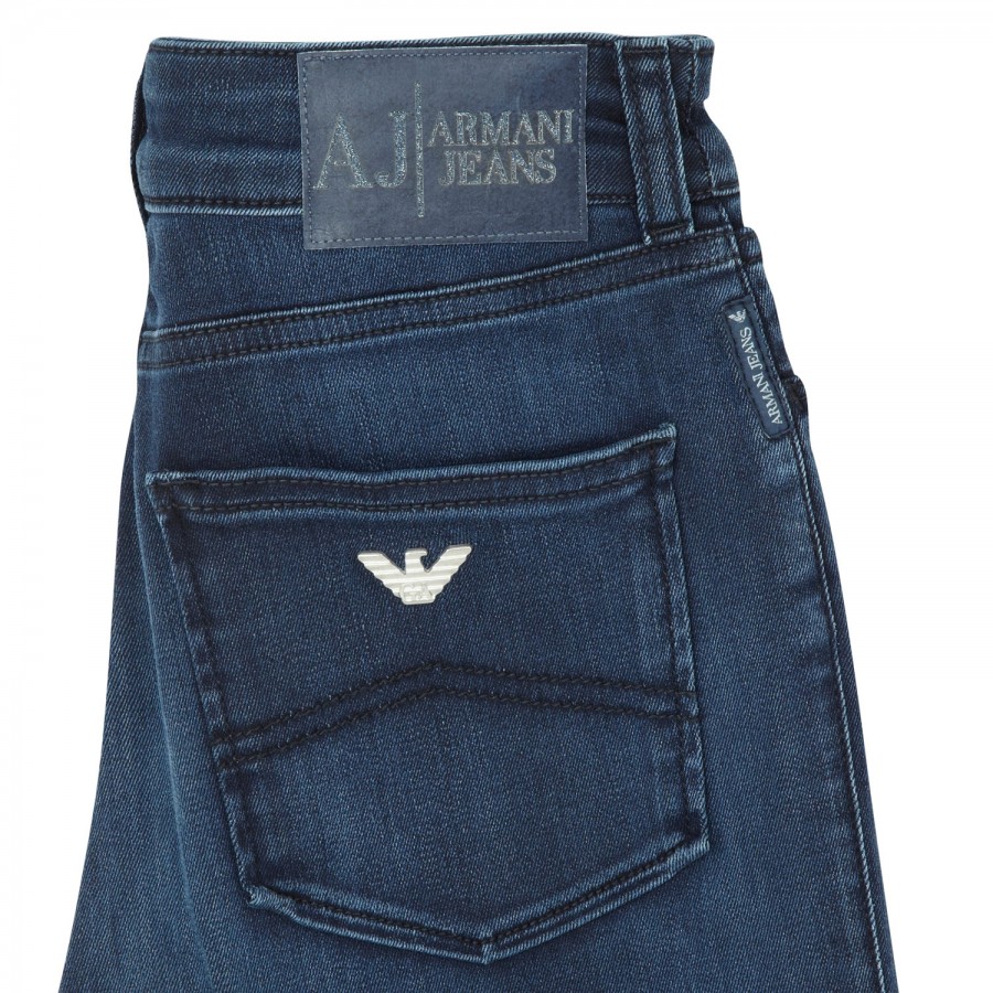Armani Jeans J23 Lily Push Up Skinny Jean in Blue | Lyst UK
