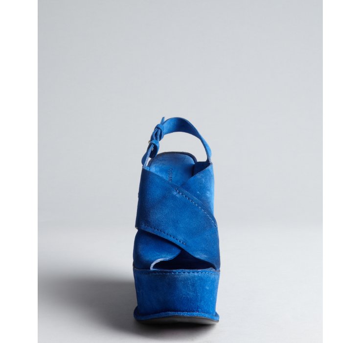 cobalt blue slingbacks