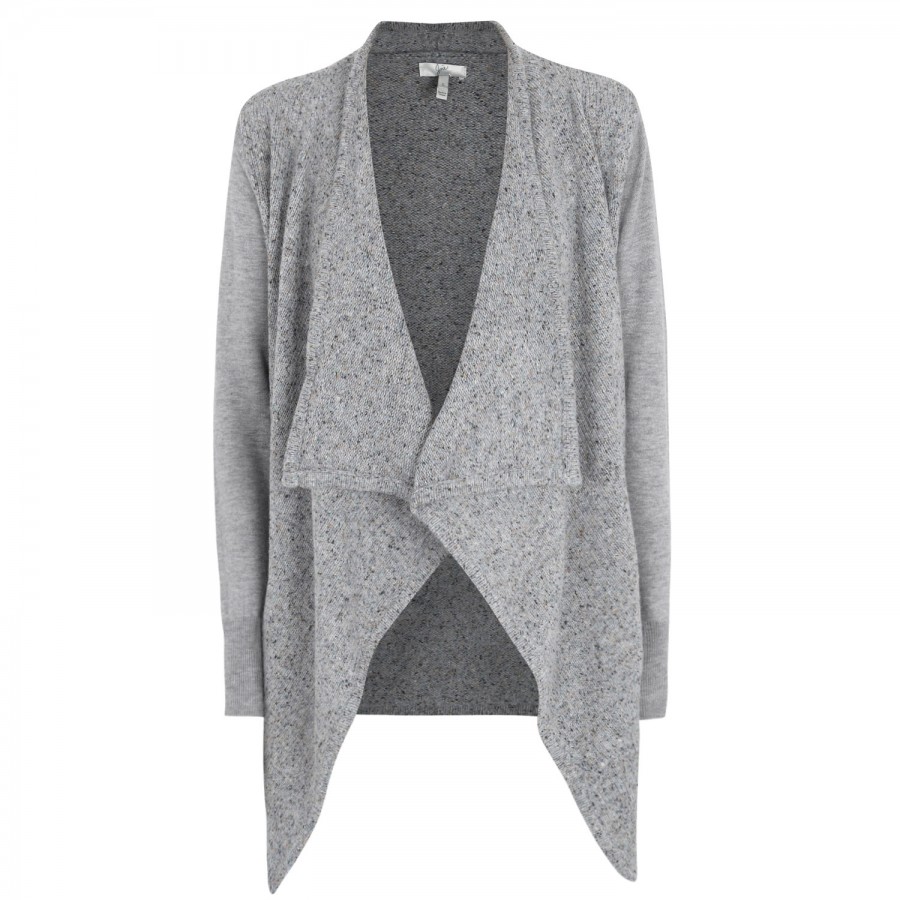 Joie Draped Wool Blend Cardigan in Gray (grey) | Lyst