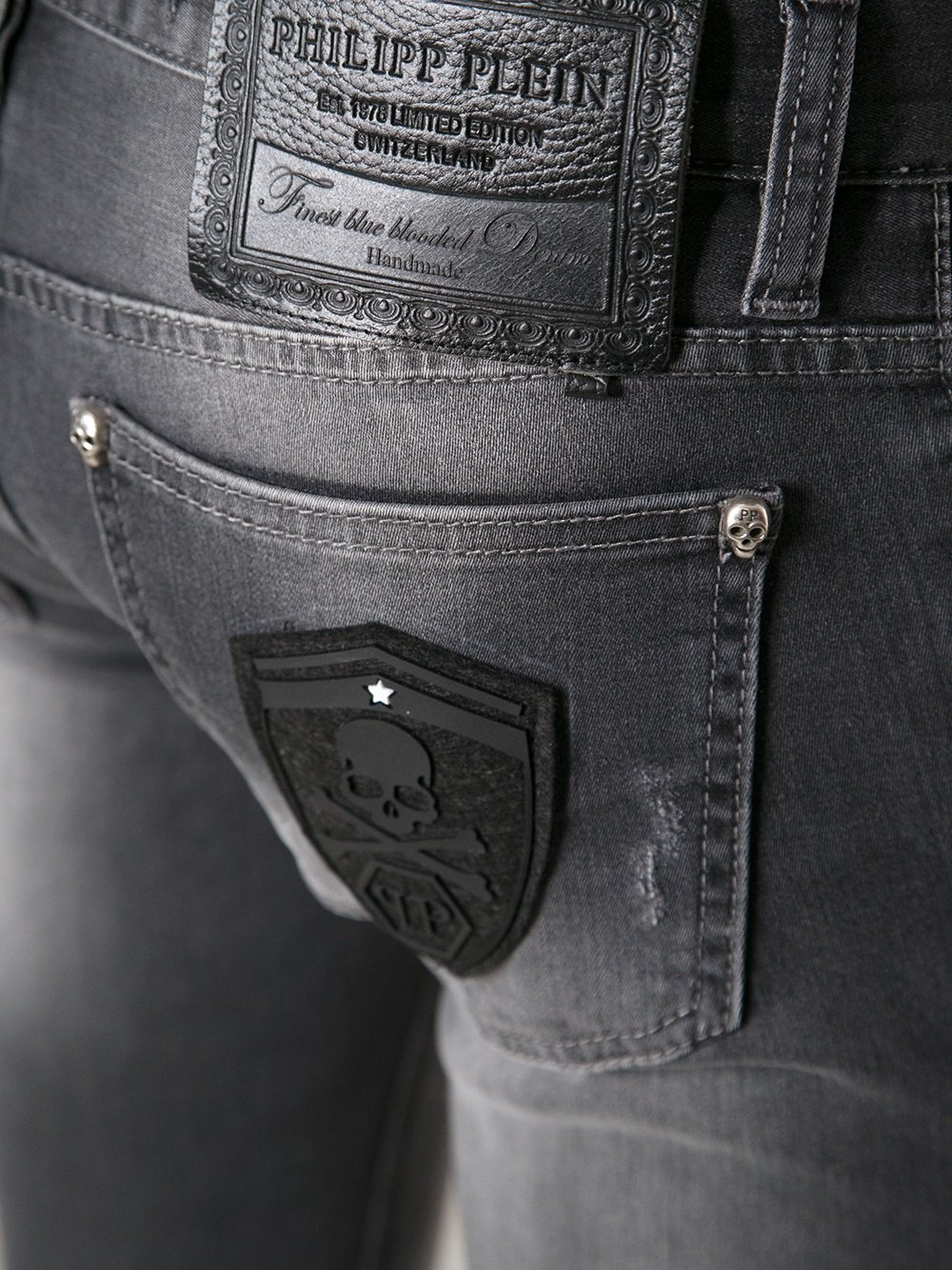 Philipp Plein Denim Jeans in Grey (Gray 
