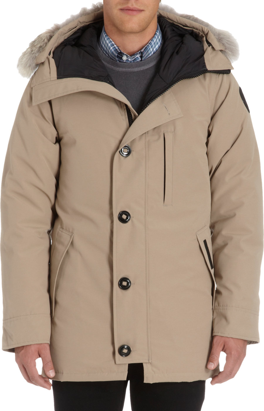 canada goose Coats BEIGE canada goose Coats BEIGE