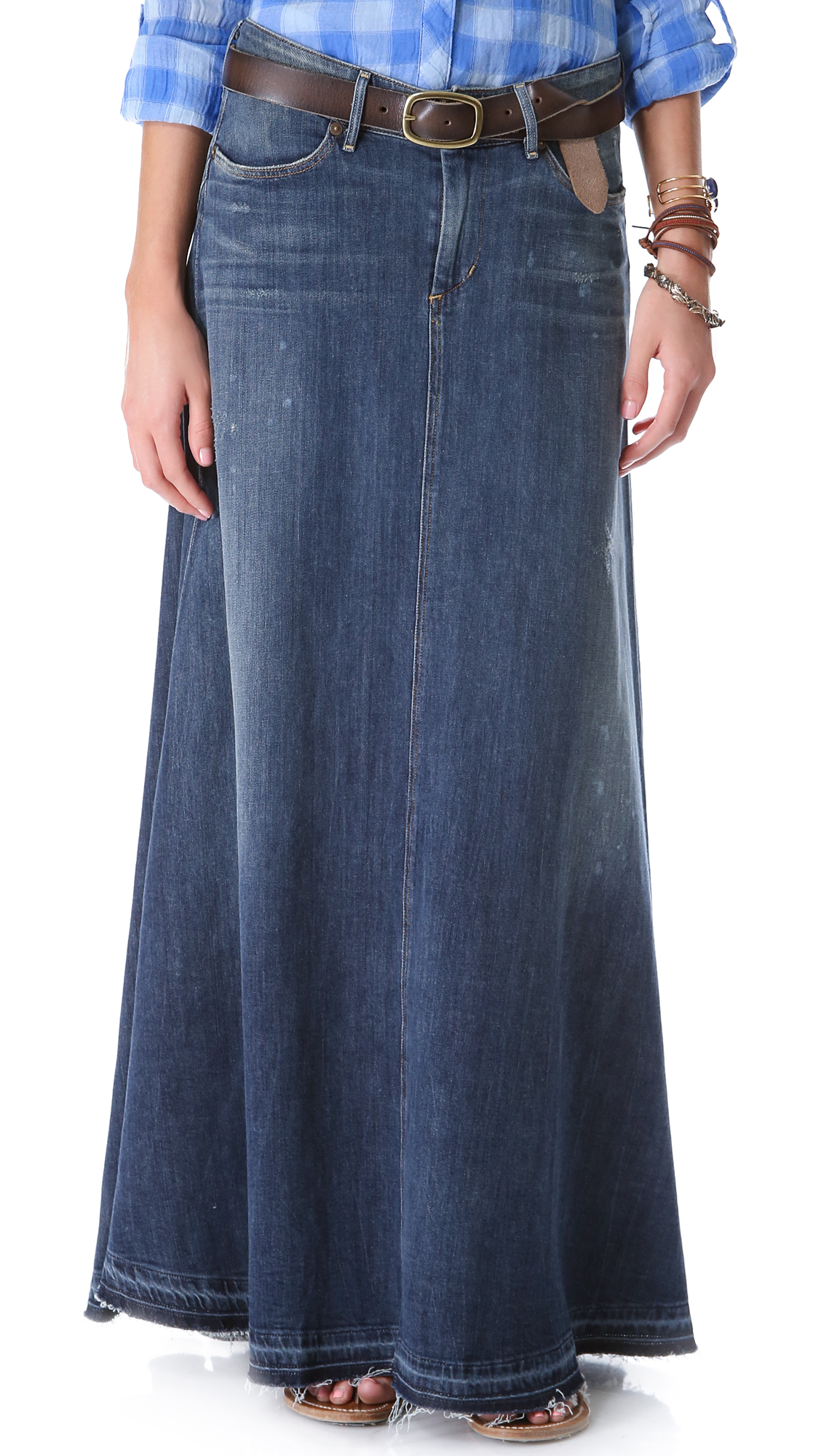 Citizens Humanity Anja Skirt in Blue