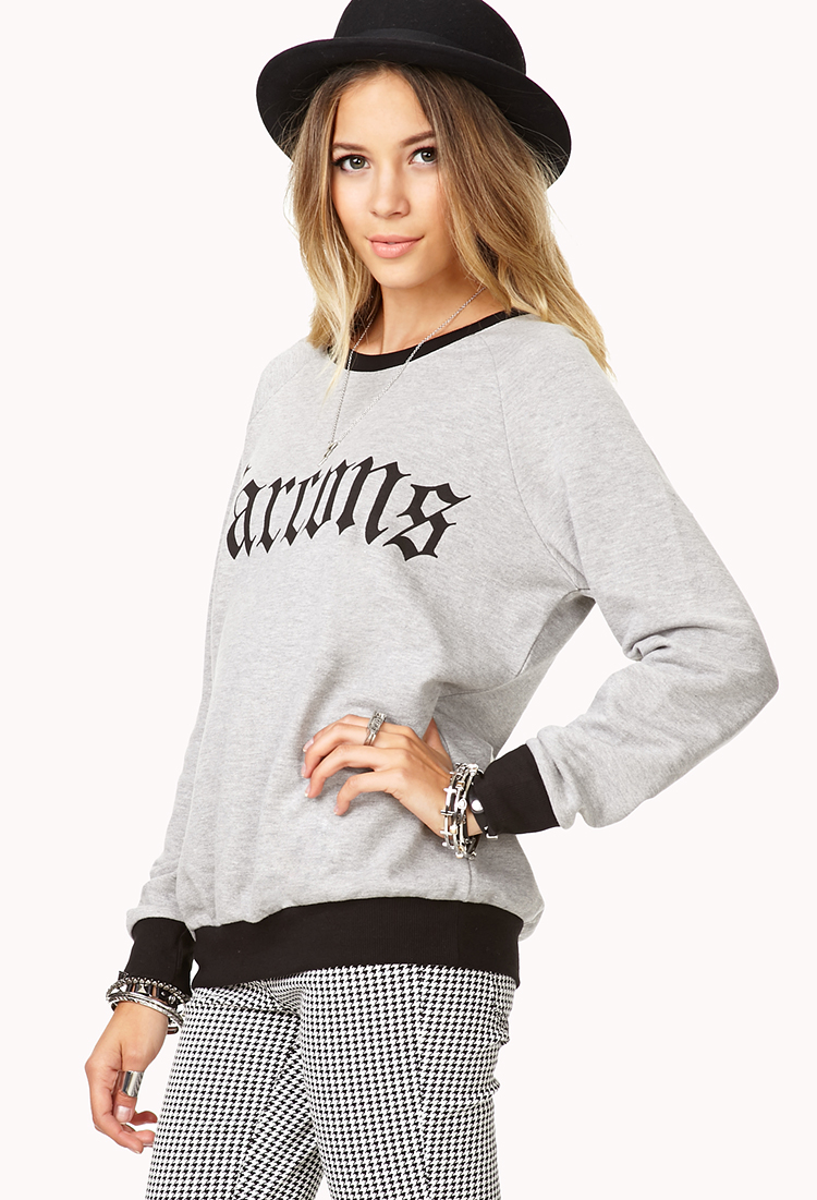 forever 21 grey sweatshirt