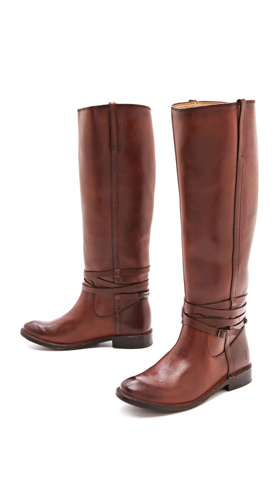 FRYE Womens Shirley Riding Plate Boot 